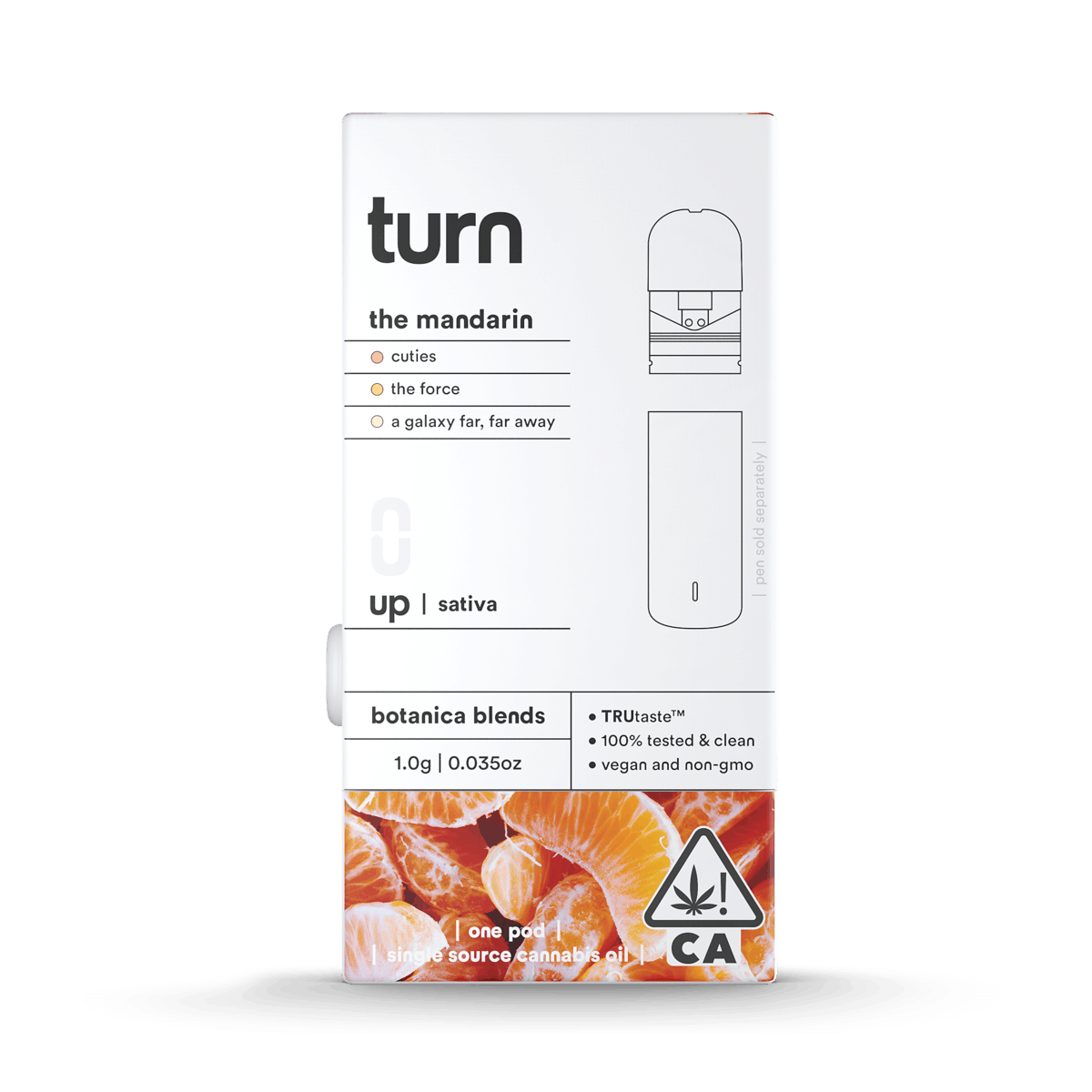 The Mandarin 1g pod - Turn -  - $25.21 - Vapes