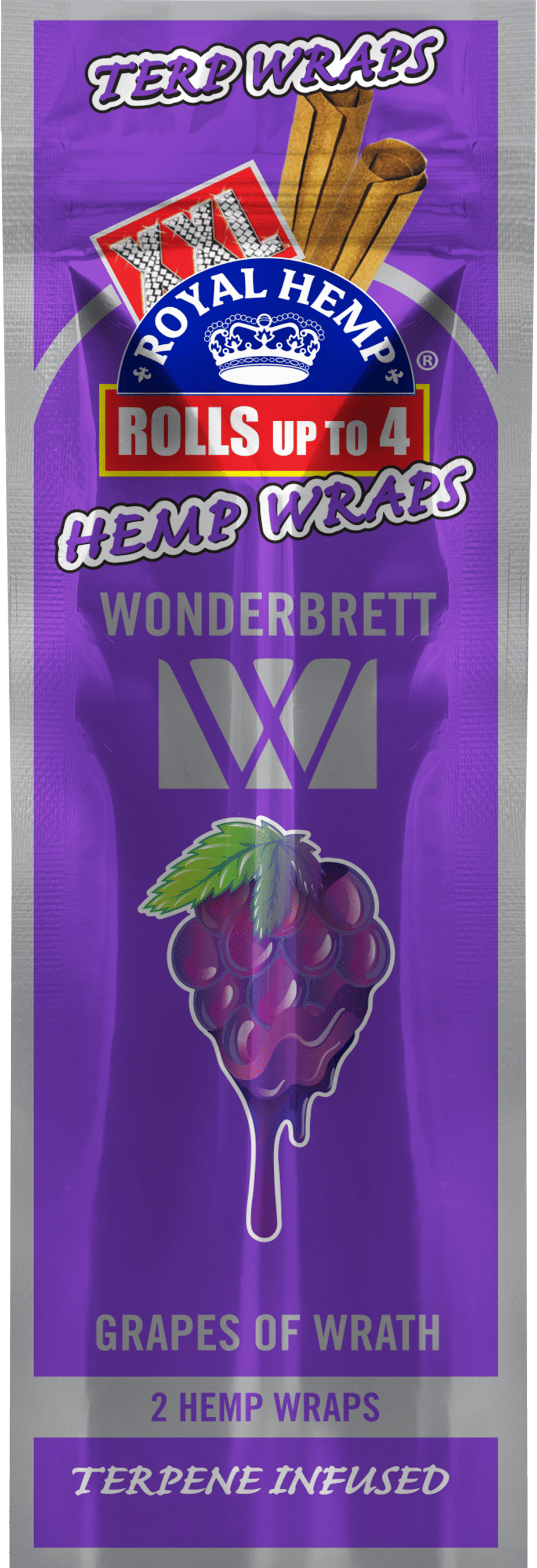Royal Blunts XXL Hemp Wraps 2 Pack - Grapes of Wrath - $3 - Accessories / Non-MBT Taxable Products