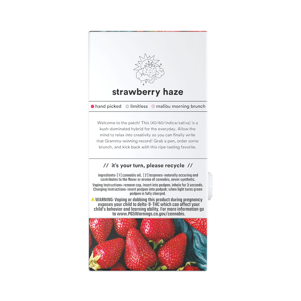 Strawberry haze (s-hybrid) / botanica blends / 1g pod - Turn -  - $25.21 - Vapes