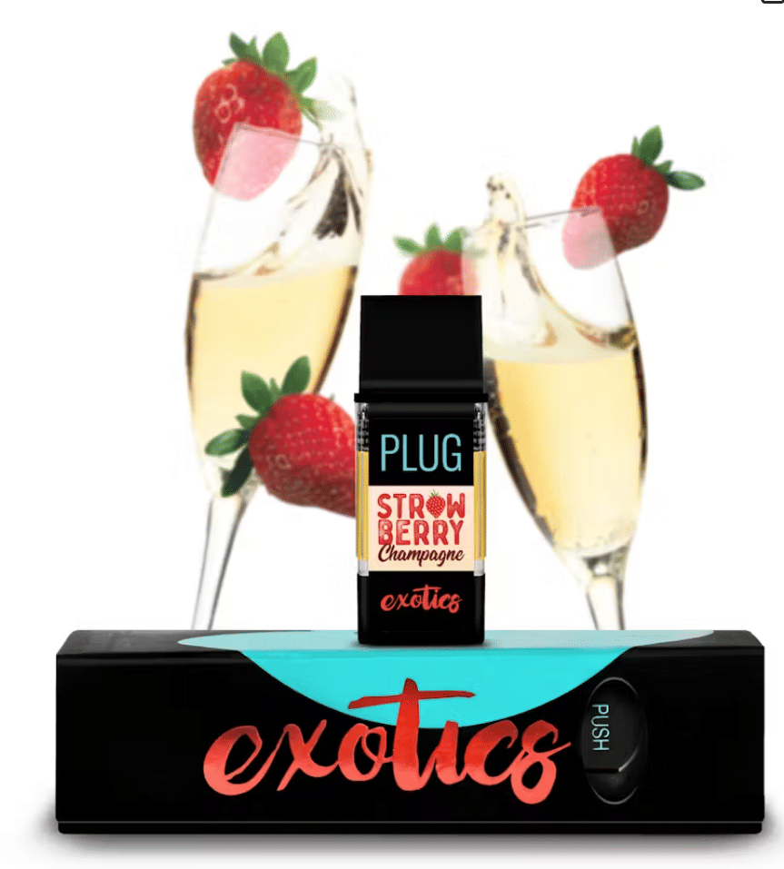 EXOTICS: Strawberry Champagne 1G Pod - PLUGplay -  - $24.75 - Cartridges
