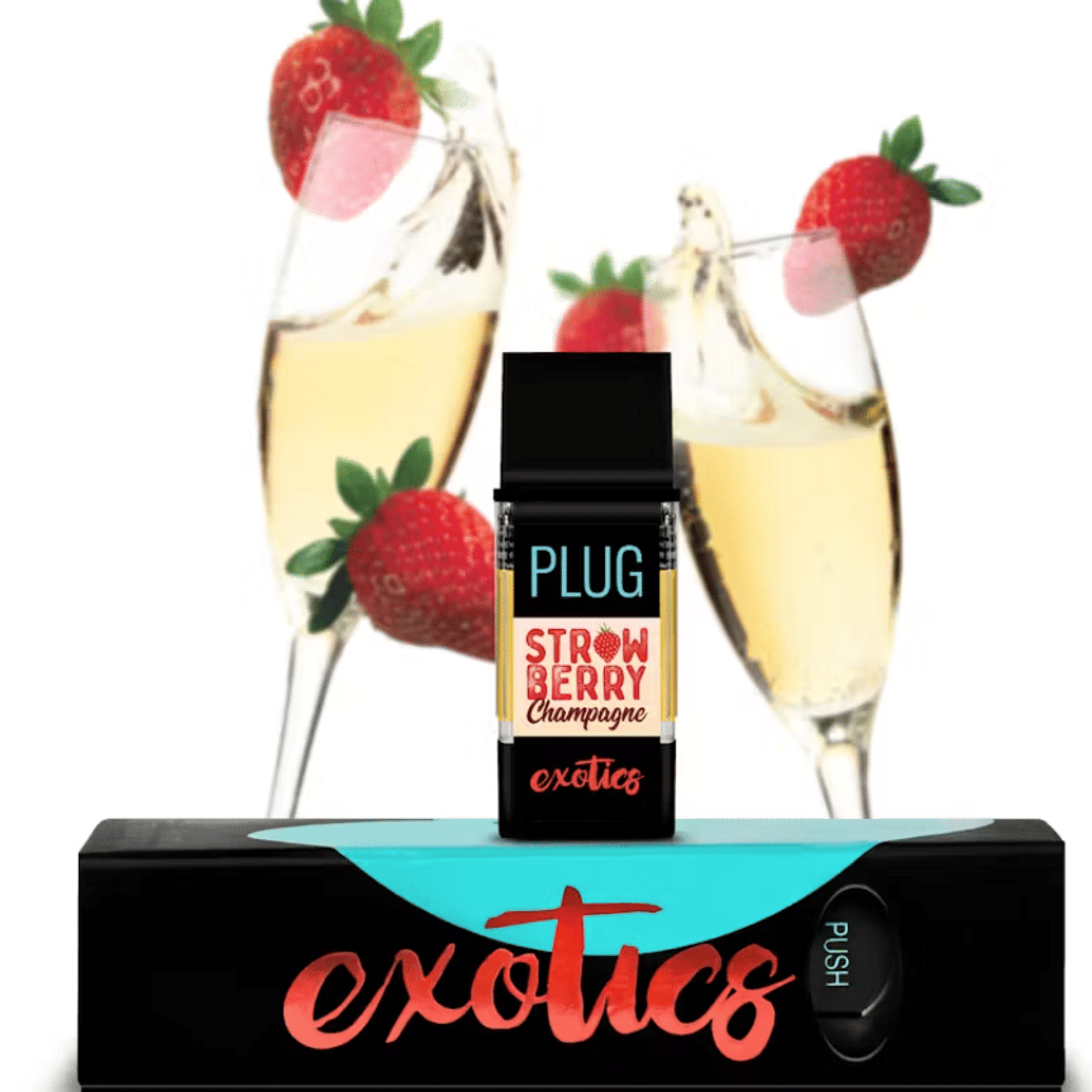 EXOTICS: Strawberry Champagne 1G Pod - PLUGplay - - $24.75 - Cartridges