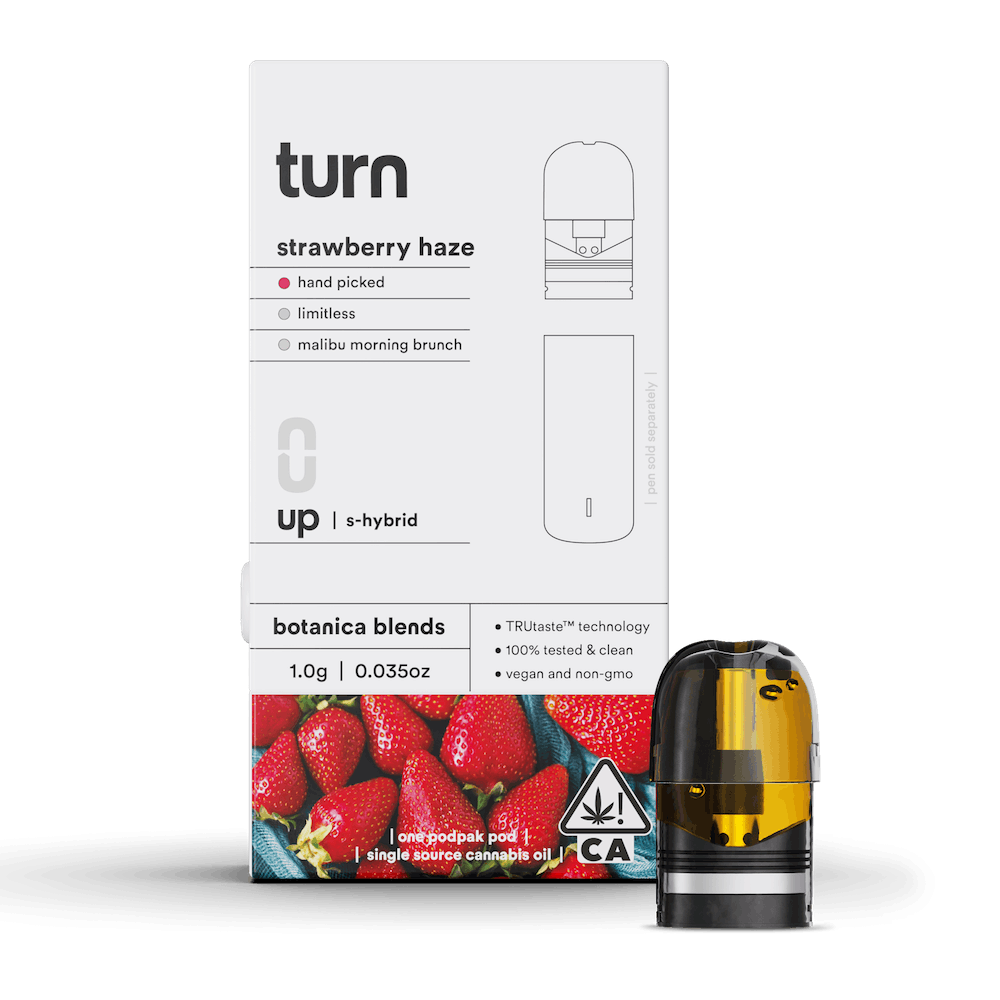 Strawberry haze (s-hybrid) / botanica blends / 1g pod - Turn -  - $25.21 - Vapes