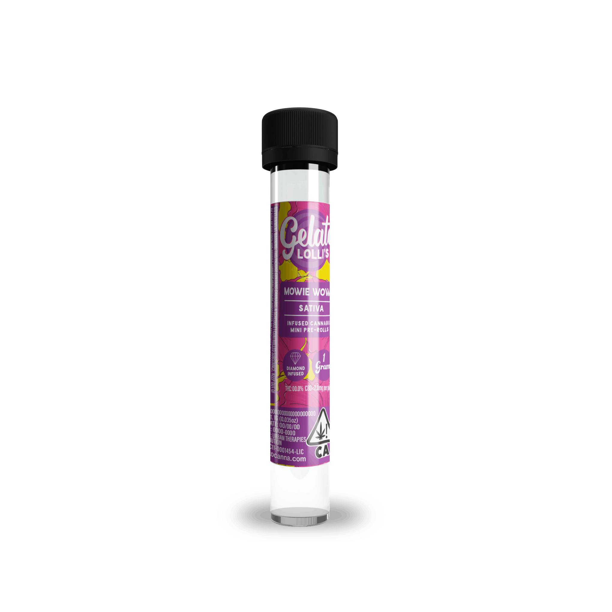 Gelato Lolli's | 1.2g - Mowie Wowie - Infused Pre-Roll - Sativa - Gelato -  - $10 - Pre-Rolls
