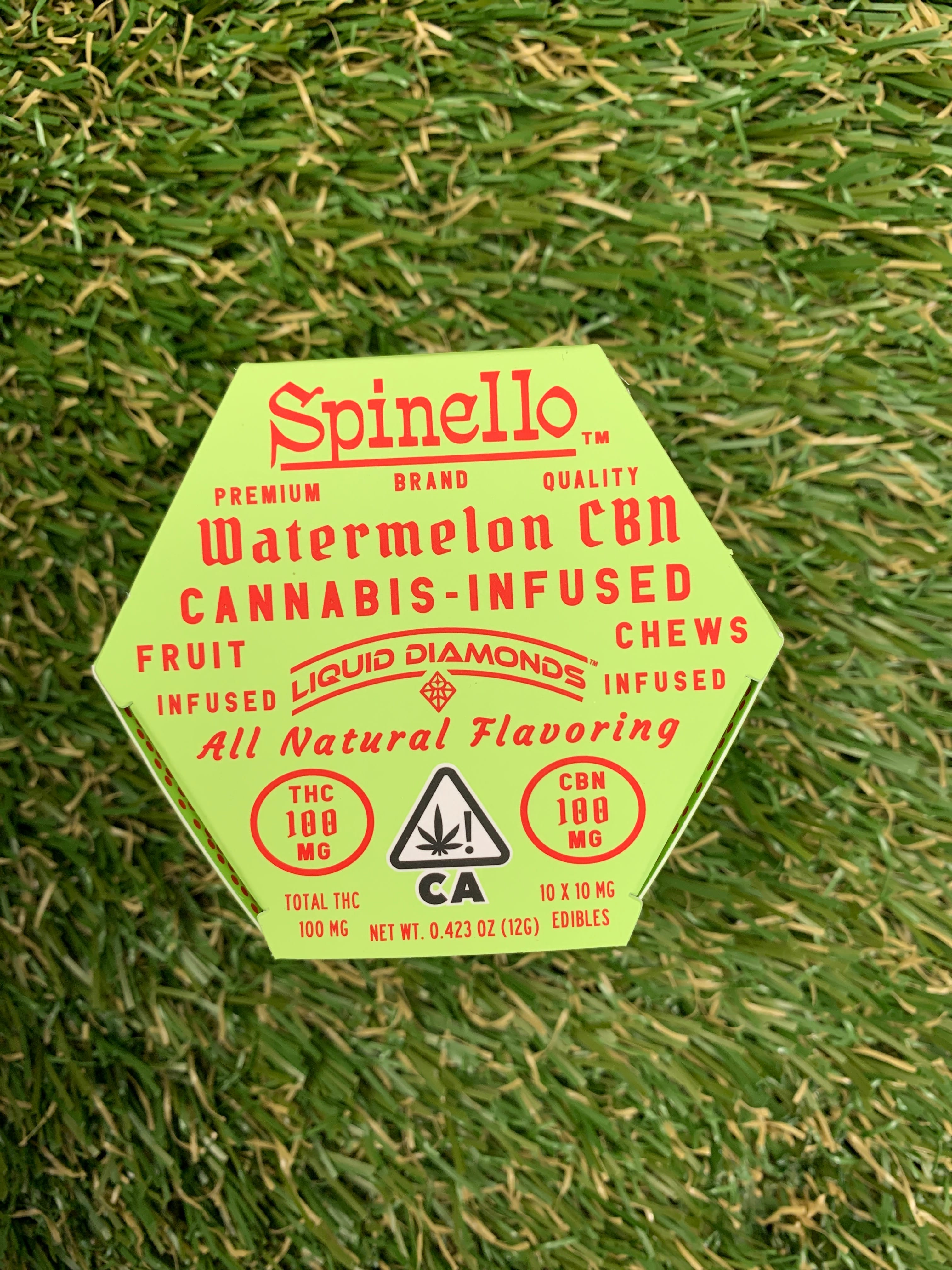 WATERMELON CBN 10MG 10PK - SPINELLO -  - $12.90 - Edible (weight - each)
