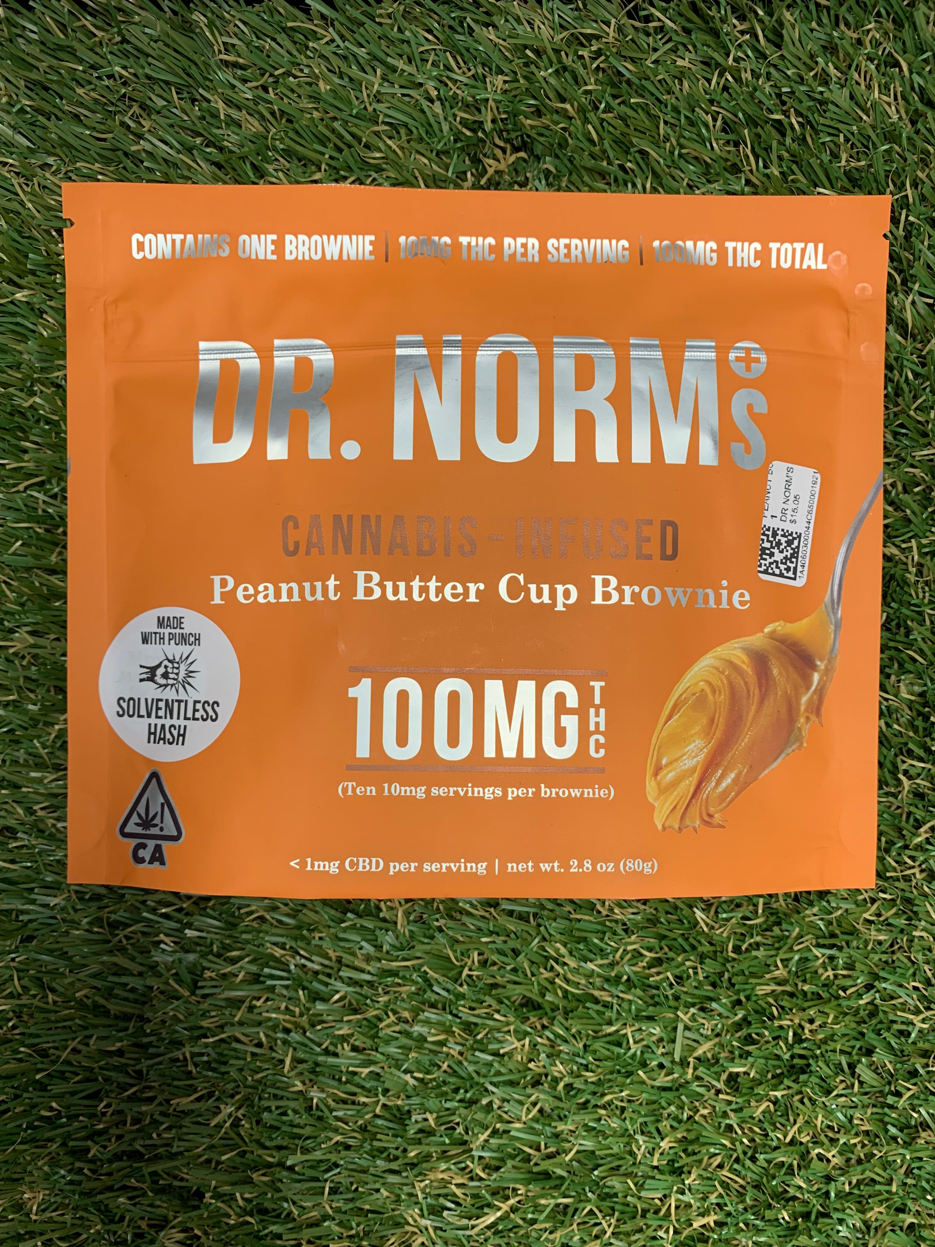 SALTED CARAMEL BLONDIE 100MG - DR NORM'S -  - $12.90 - Edible (weight - each)
