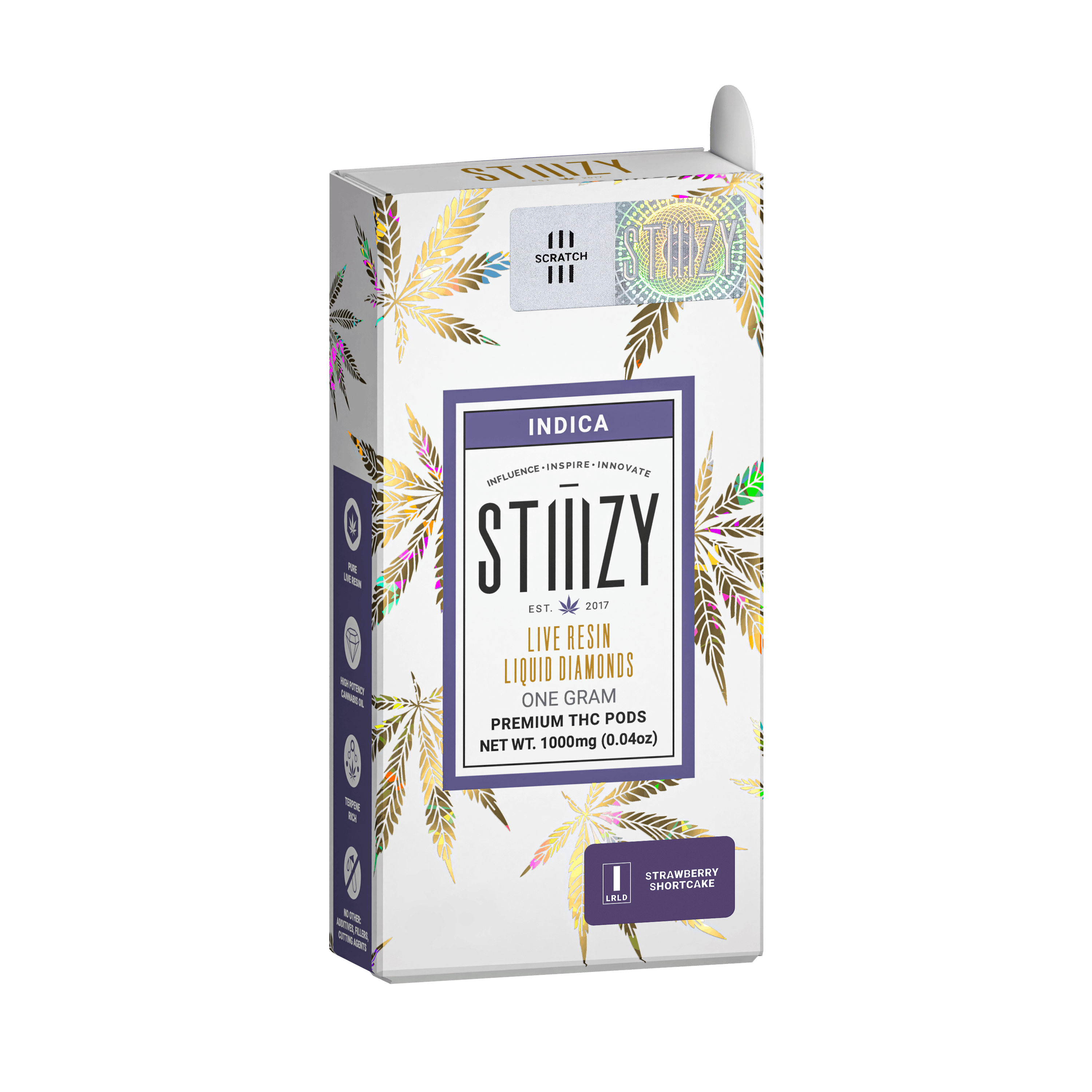 Pod: Strawberry Shortcake | Live Resin Liquid Diamonds Pod - 1g - STIIIZY -  - $31.50 - Cartridges / Pens