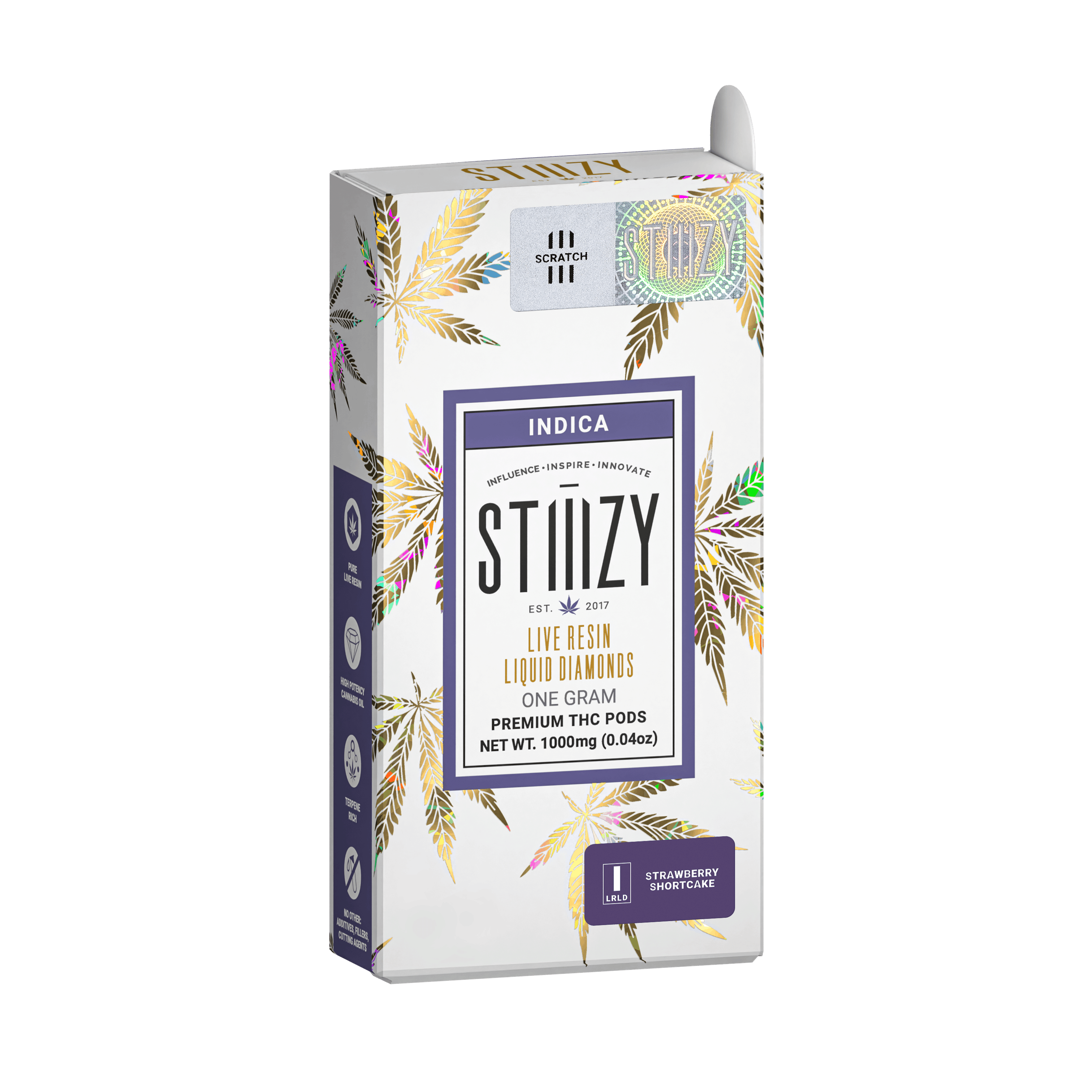 Strawberry Shortcake - Live Resin - Liquid Diamonds Pod - STIIIZY - One Gram - $30.99 - Pods (STIIIZY + PlugPlay + PAX + Left Coast)