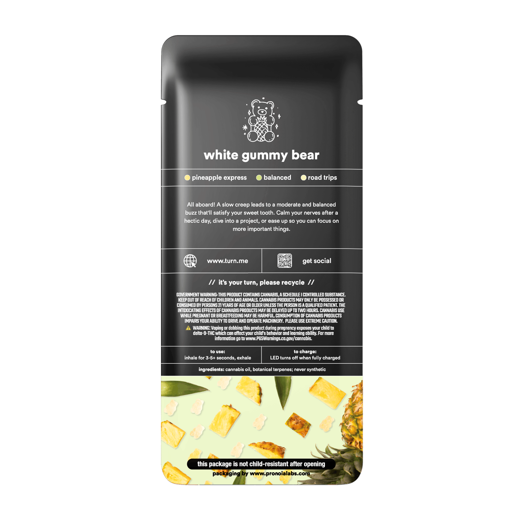 White Gummy Bear - 1G All-In-One - Turn - White Gummy Bear AIO (I) - $29 - Cartridges