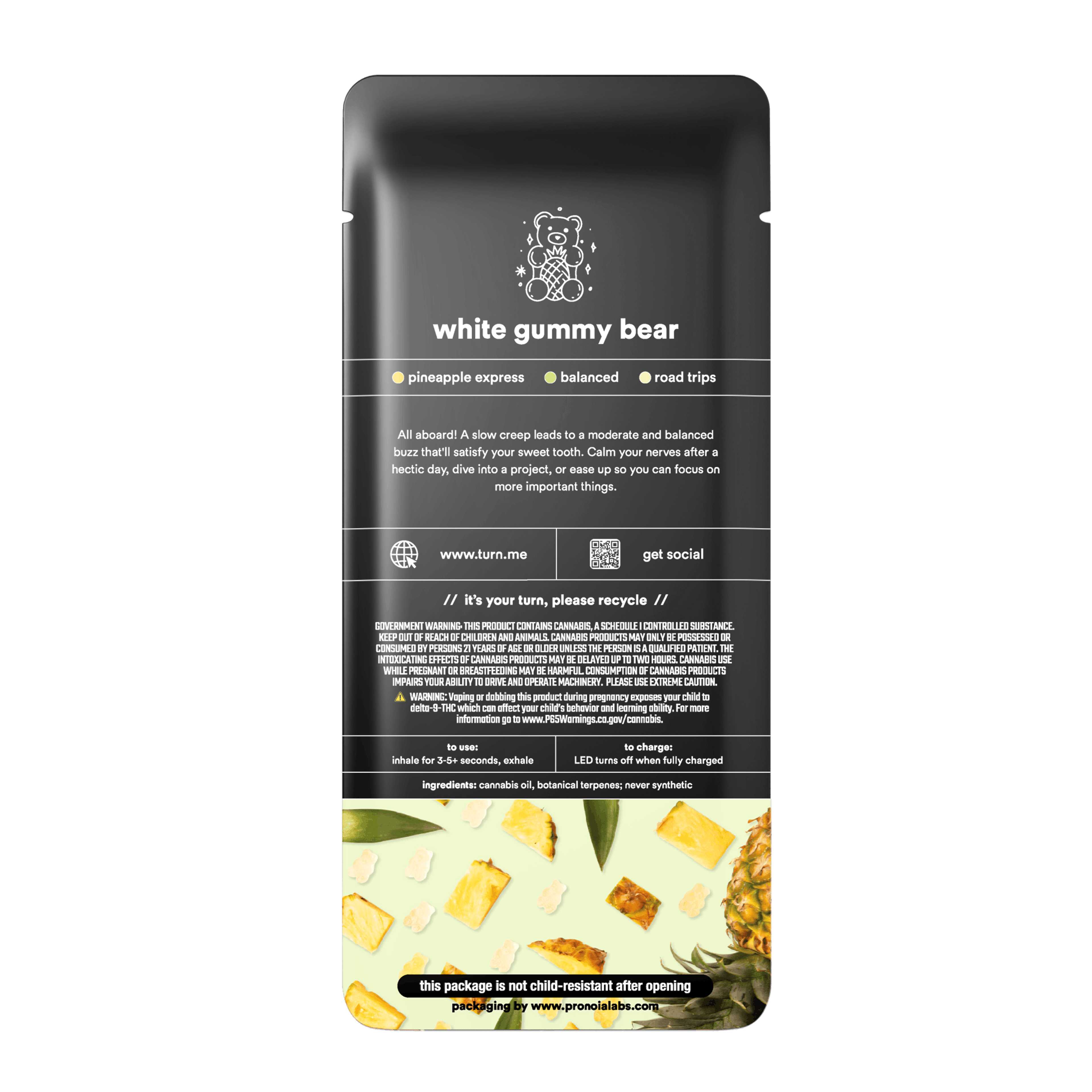 White Gummy Bear - 1G All-In-One - Turn - White Gummy Bear AIO (I) - $29 - Cartridges