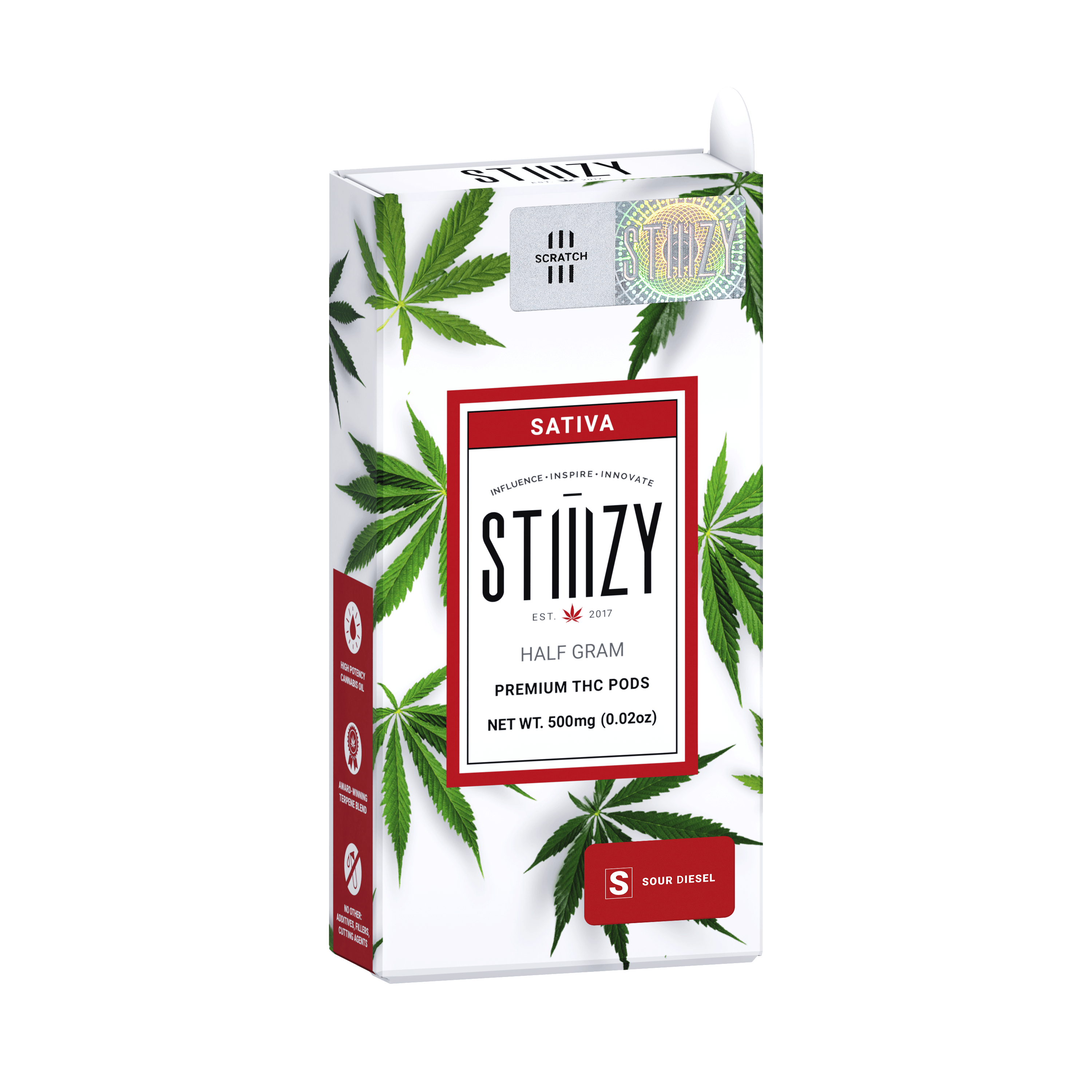 Sour Diesel - Premium Pod - STIIIZY - Half Gram - $11.99 - Pods (STIIIZY + PlugPlay + PAX + Left Coast)