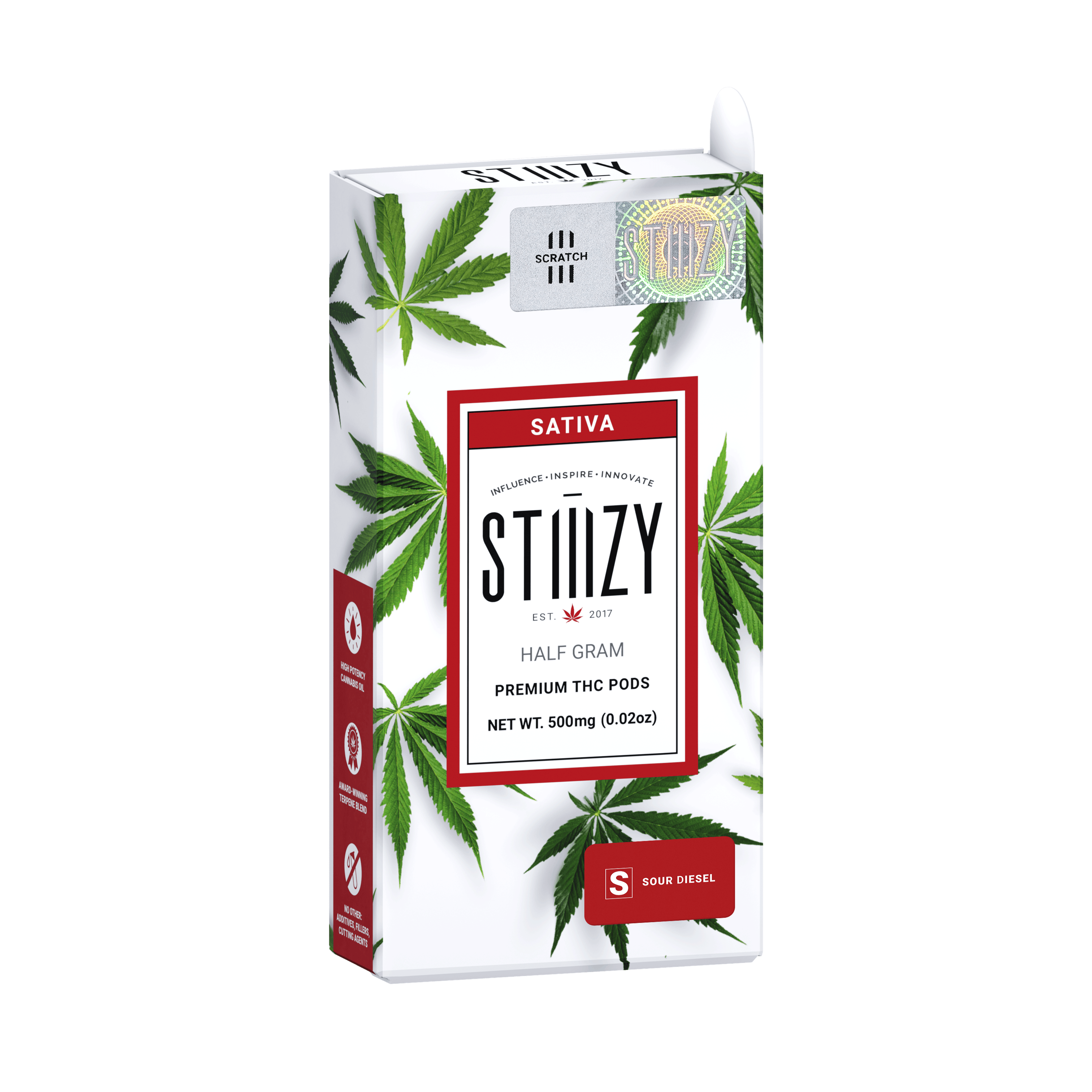 Sour Diesel - Premium Pod - STIIIZY - Half Gram - $11.99 - Pods (STIIIZY + PlugPlay + PAX + Left Coast)