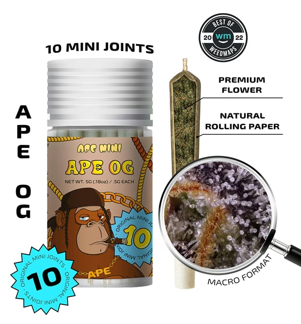 Ape OG — 10 original mini joints (5g | 0.5g each)