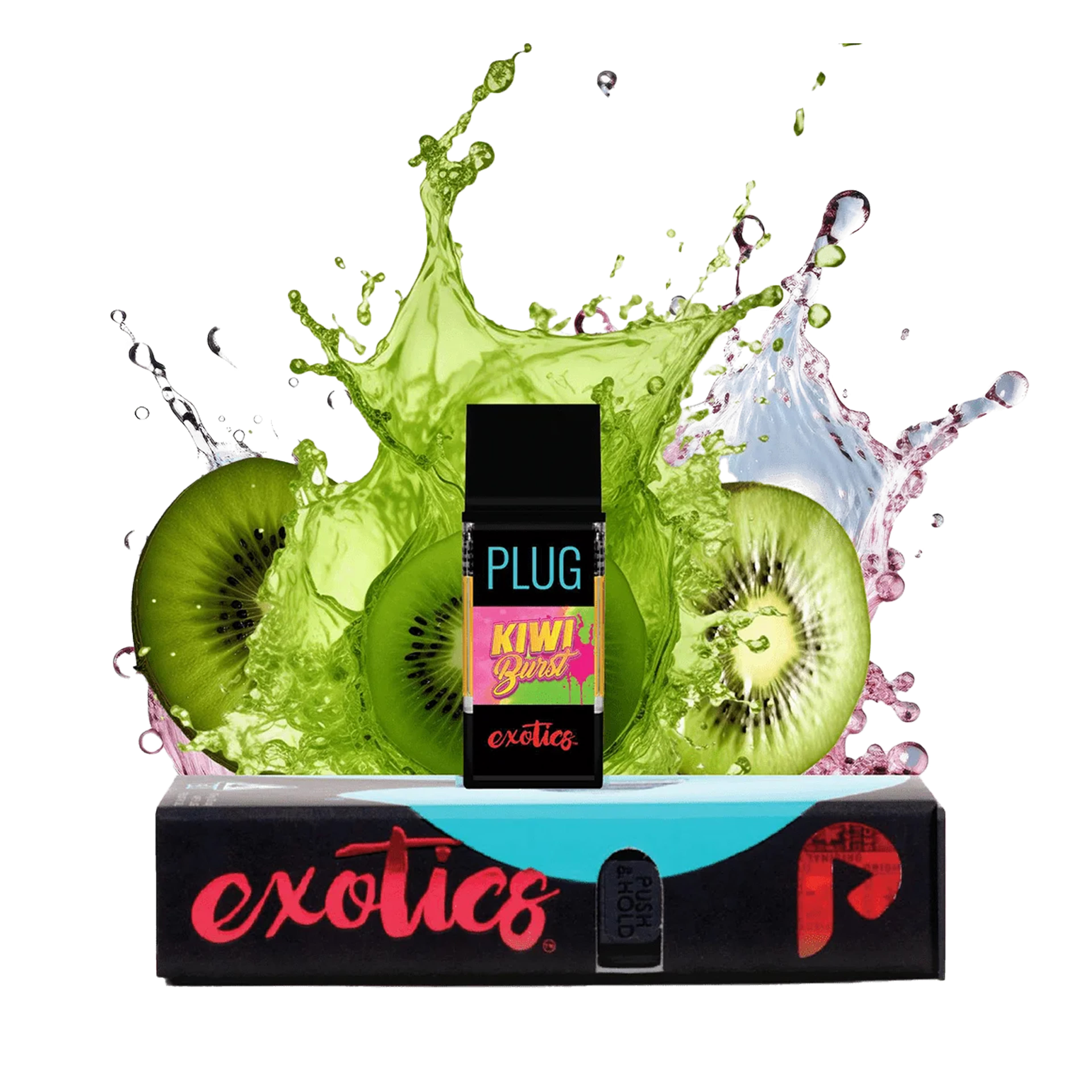 Kiwi Burst (H) Exotics 1g *SPECIAL PRICING* - PlugPlay - Kiwi Burst (H) Exotics - $35 - Vape Cartridge