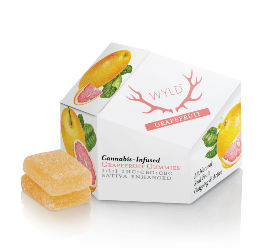 $24.98 Grapefruit 1:1:1 THC:CBG:CBC - Wyld -  - $17.99 - Edibles