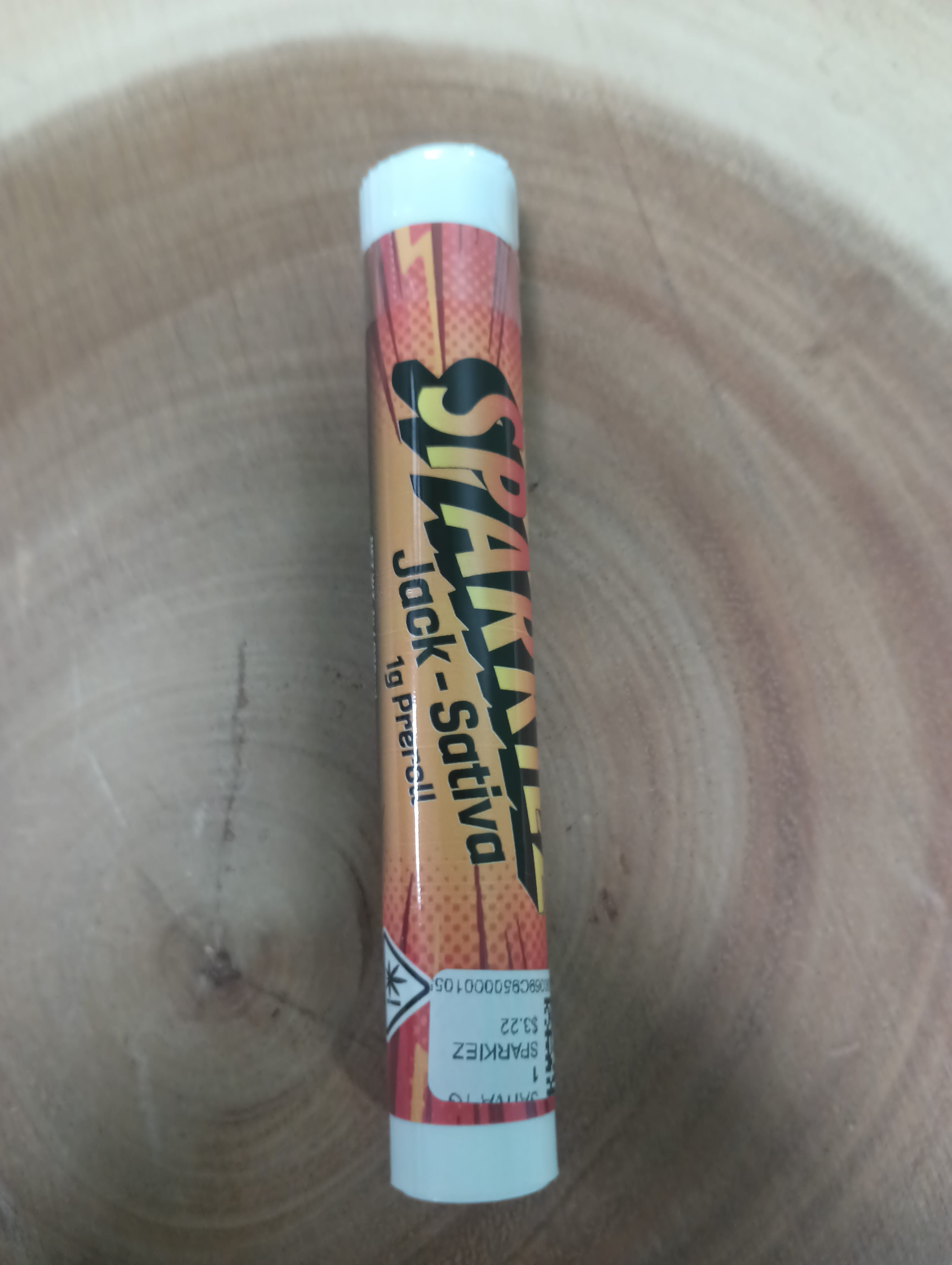 SATIVA 1.25G - SPARKIEZ -  - $3.22 - Pre-Roll Flower