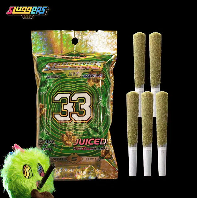 Sluggers - 33 - Infused Pre-Rolls (5 Pack) - 3.5g