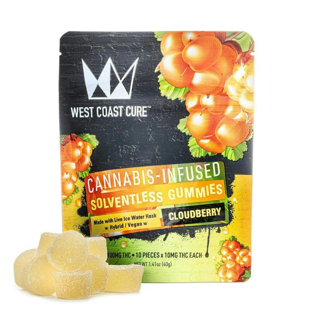 Solventless Gummies 100mg - Cloudberry