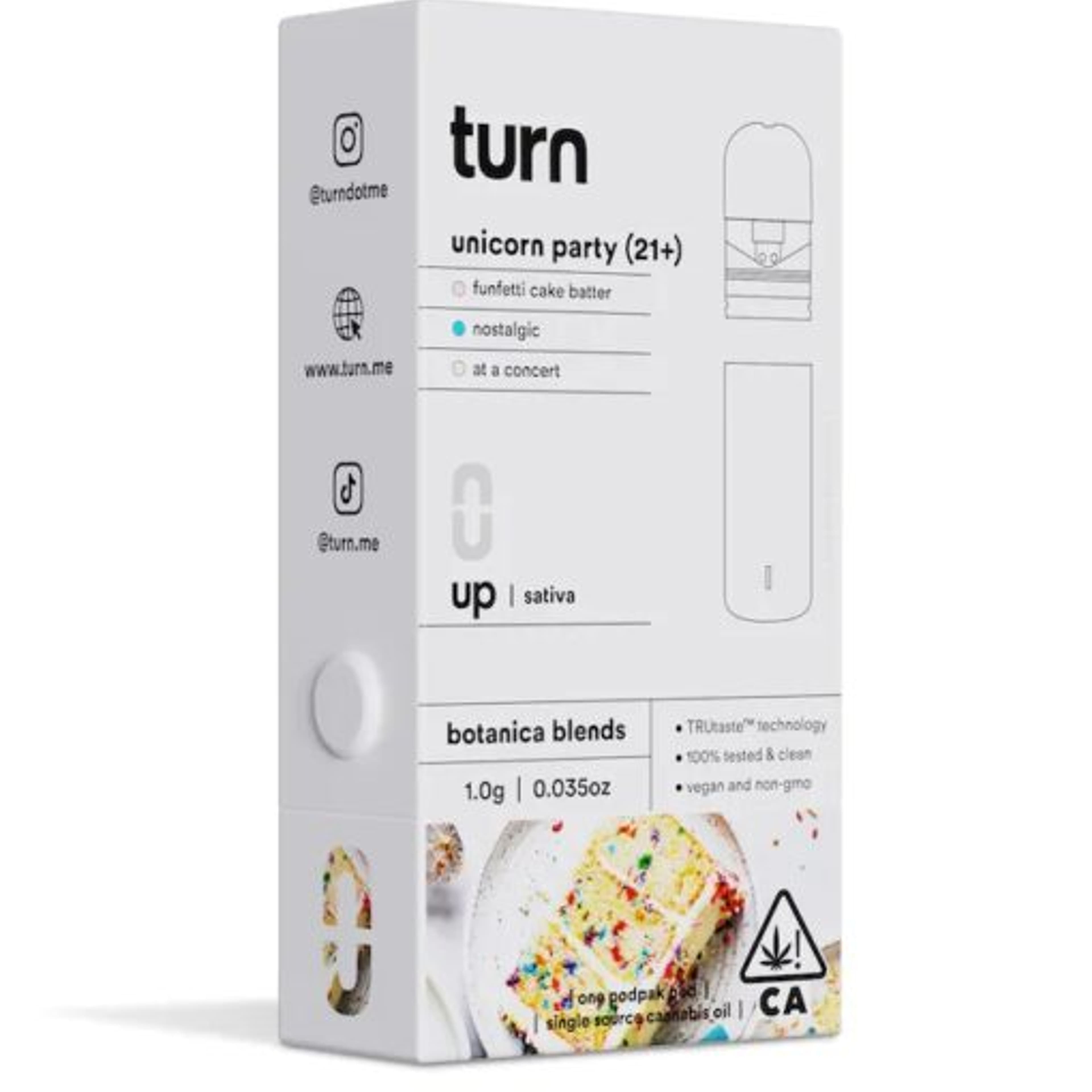 Unicorn Party 'Turn Up' Pod 1g - Turn - - $28 - Vapes