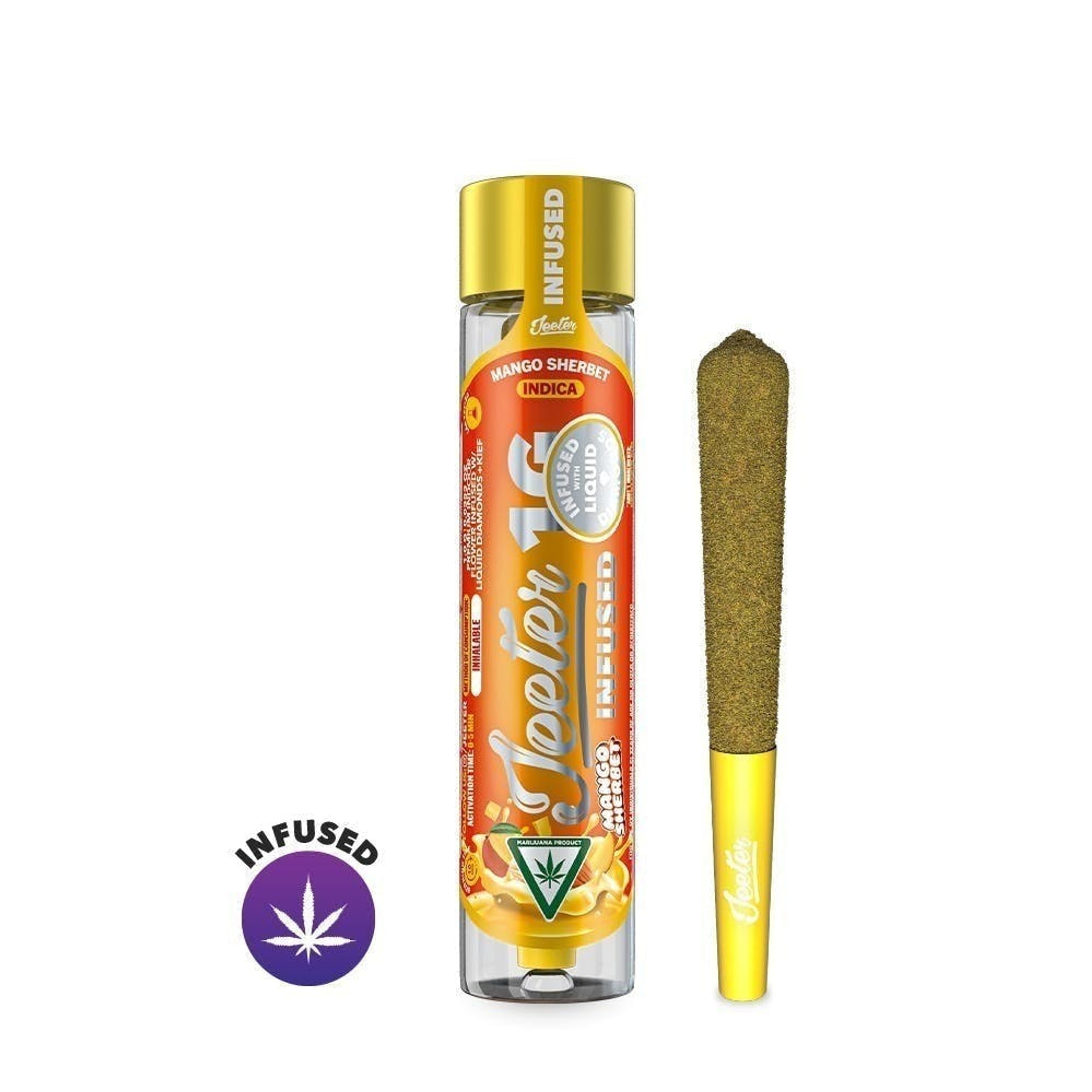 Jeeter Joint Infused - Mango Sherbet - Jeeter - - $22 - Infused Pre-Rolls