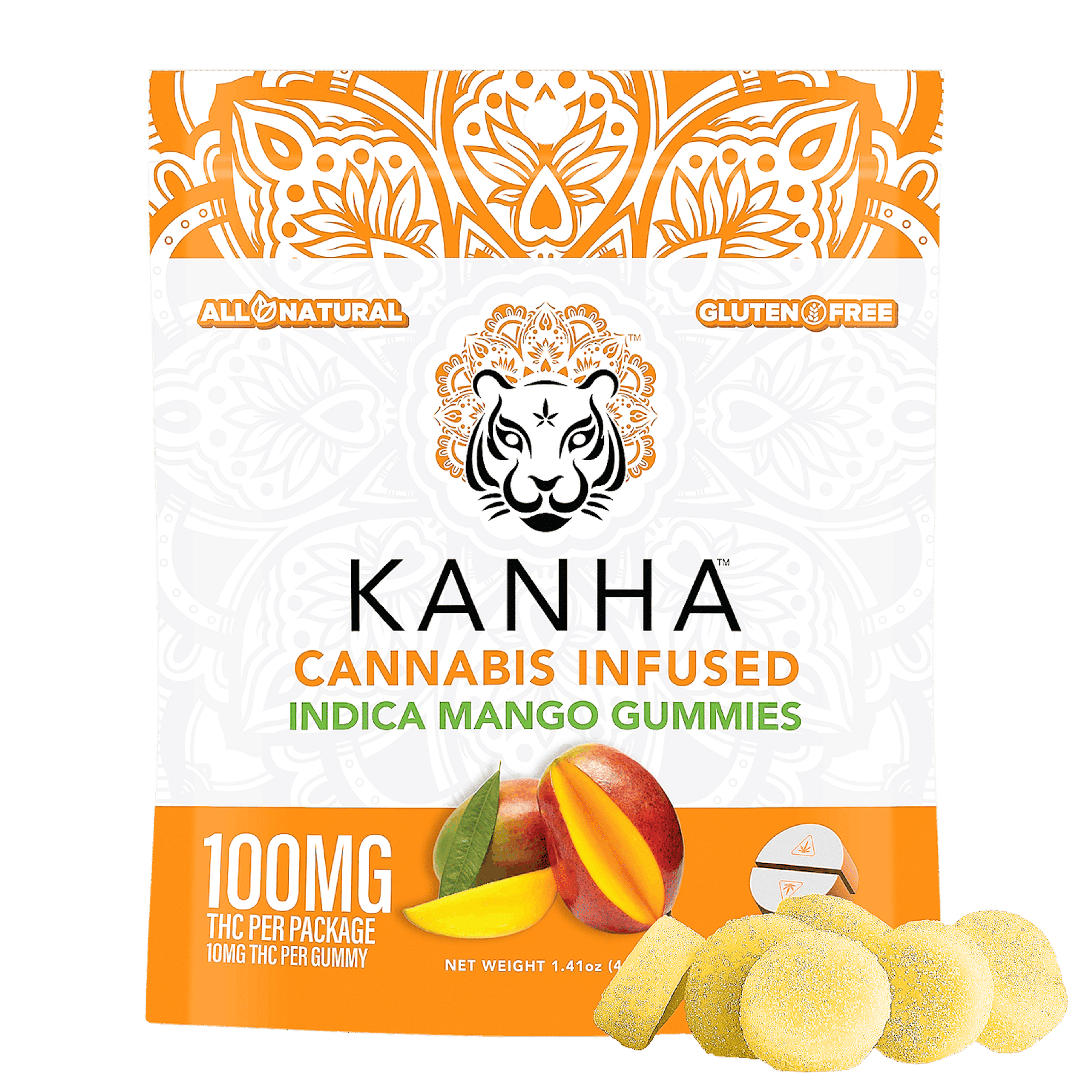 Mango Gummies - Kanha - 10 Gummies - $18.99 - Edibles