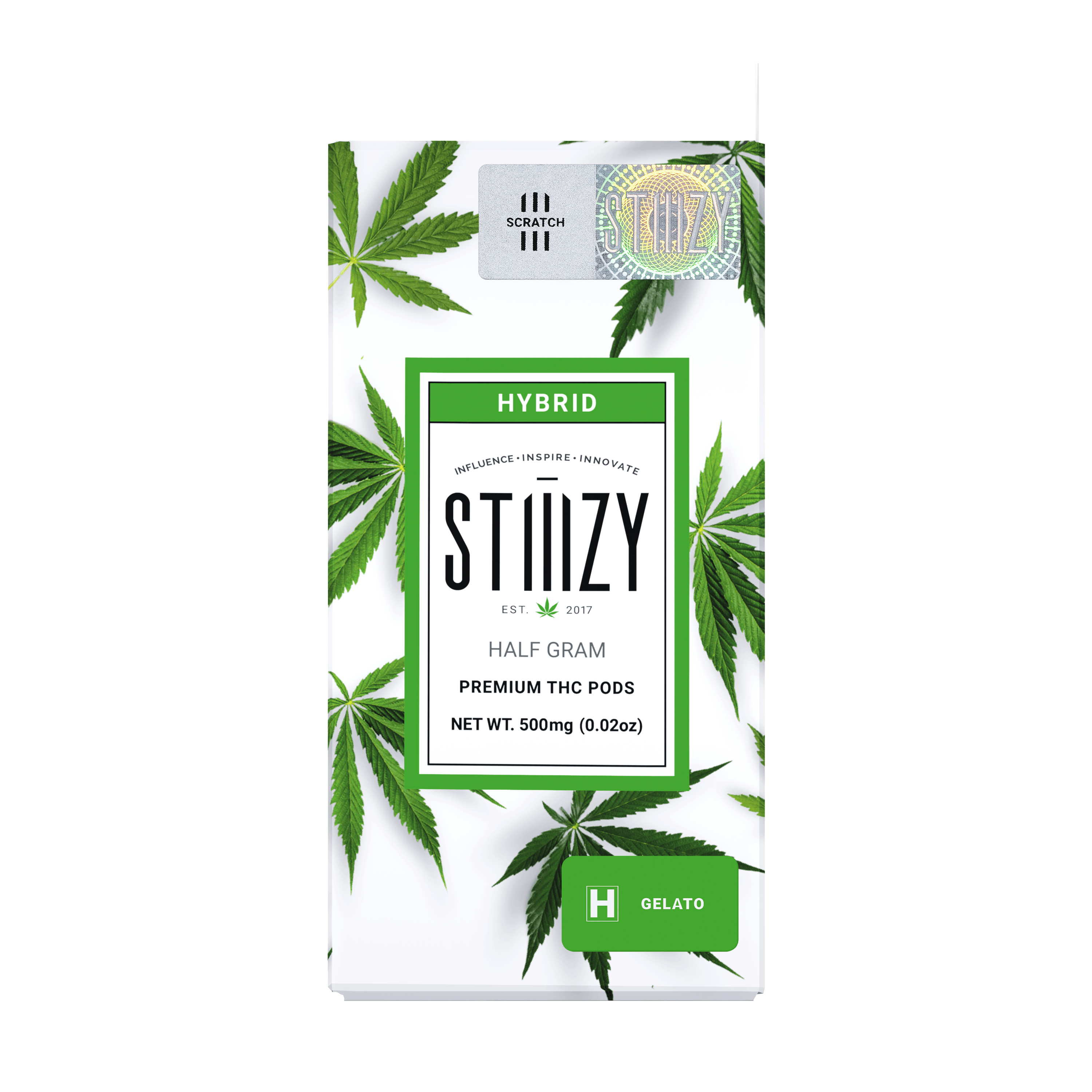 Gelato - Premium Pod - STIIIZY - Half Gram - $12.99 - Pods (STIIIZY + PlugPlay + PAX + Left Coast)