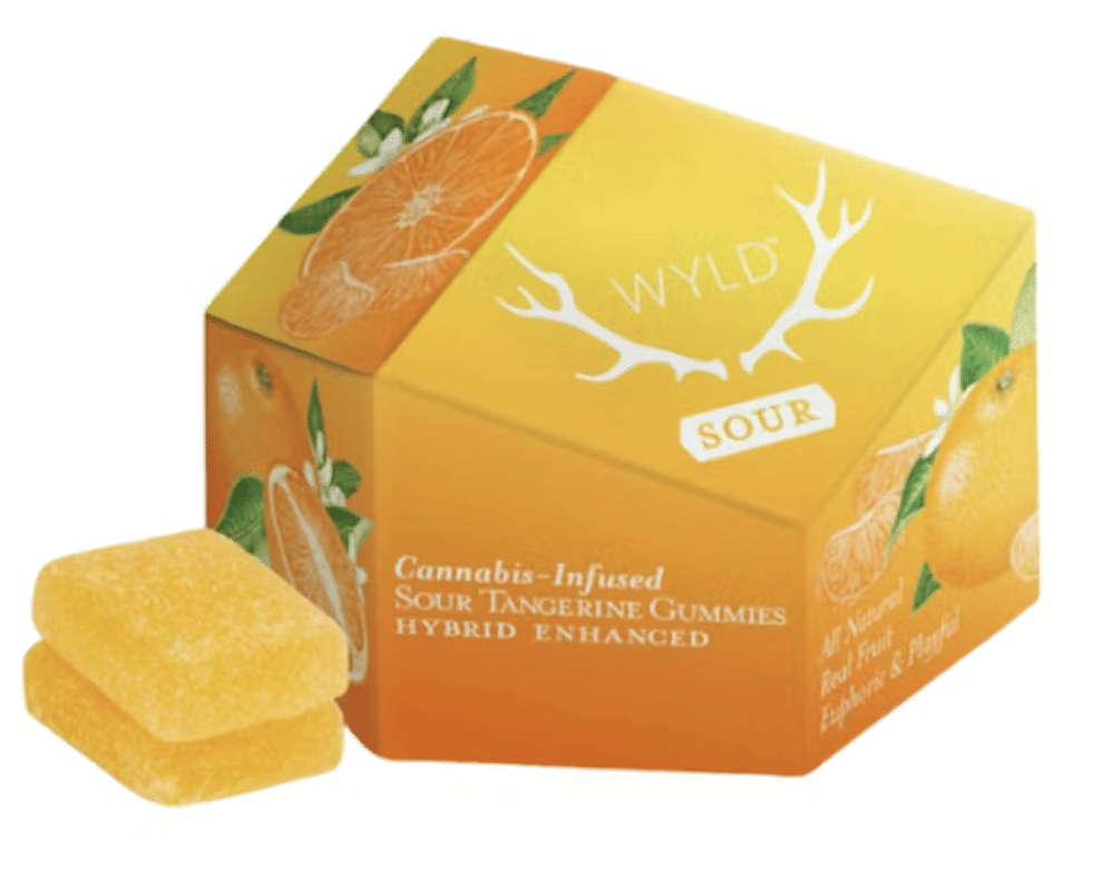 Sour Tangerine Gummies 100mg - Wyld -  - $12.37 - Edibles