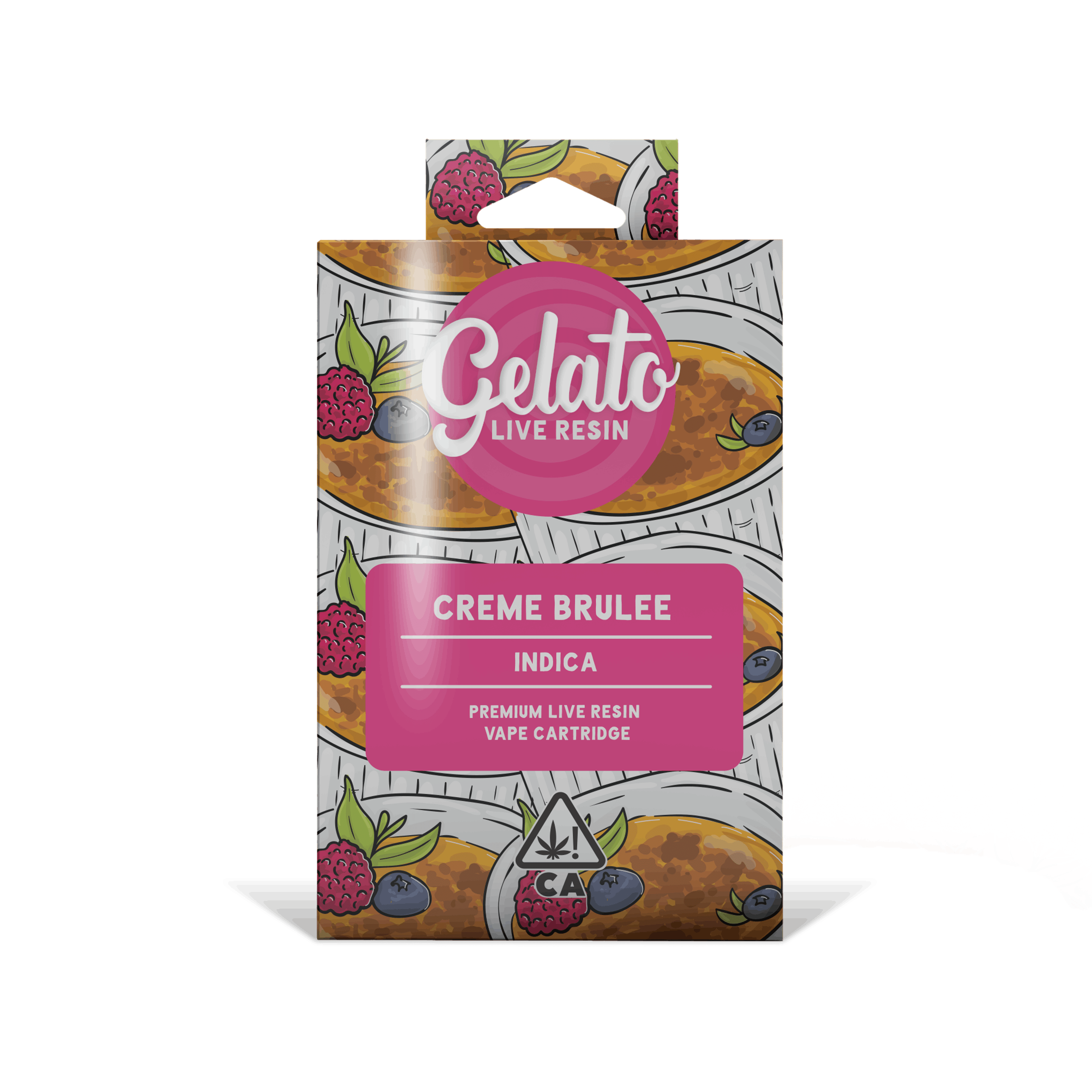 Gelato: Creme Brulee - 1g Live Resin Cart - Gelato - - $39 - Standard Cartridges