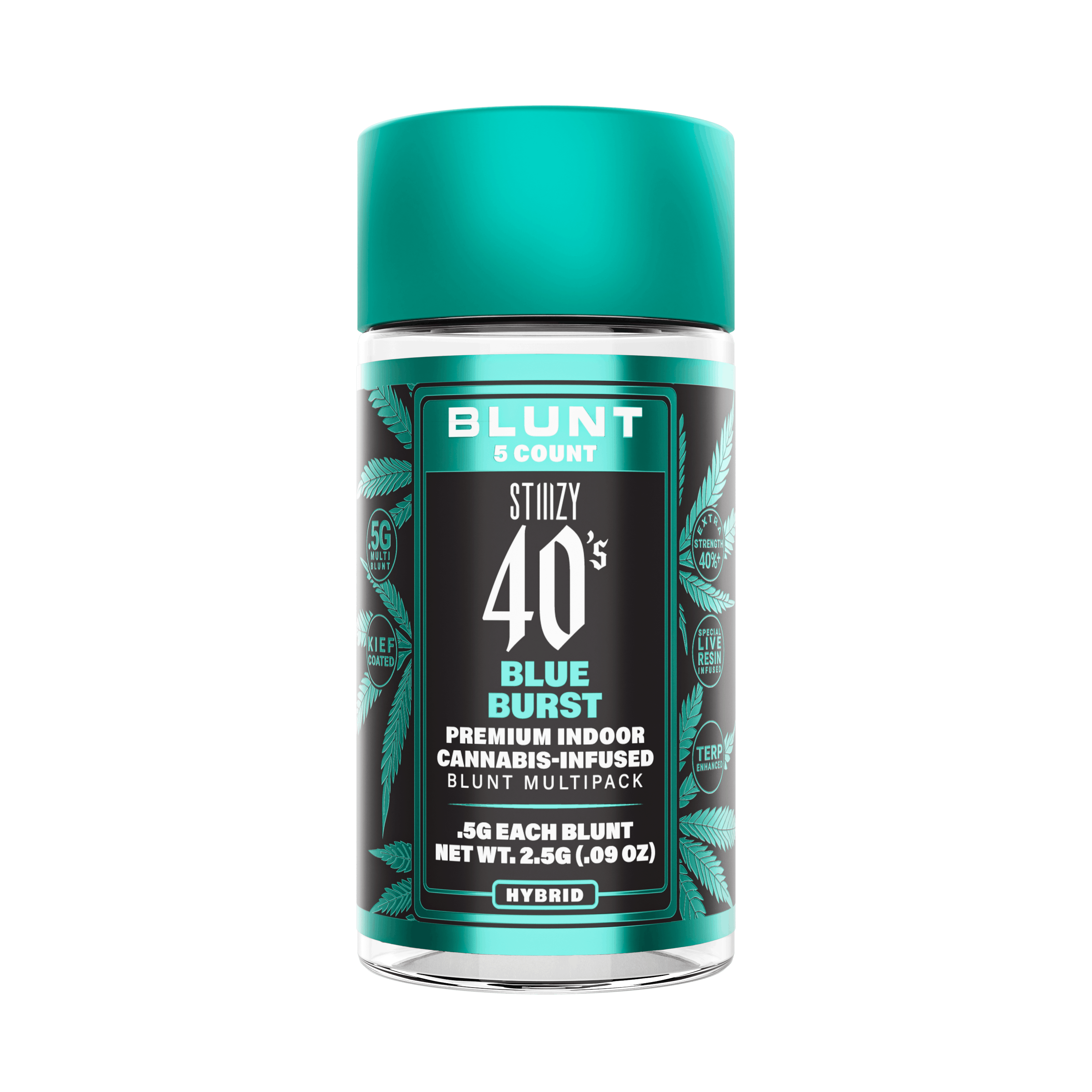Blue Burst - 40's Mini Blunts - STIIIZY - 2.5g (5-Pack) - $35.99 - Infused Pre-Rolls