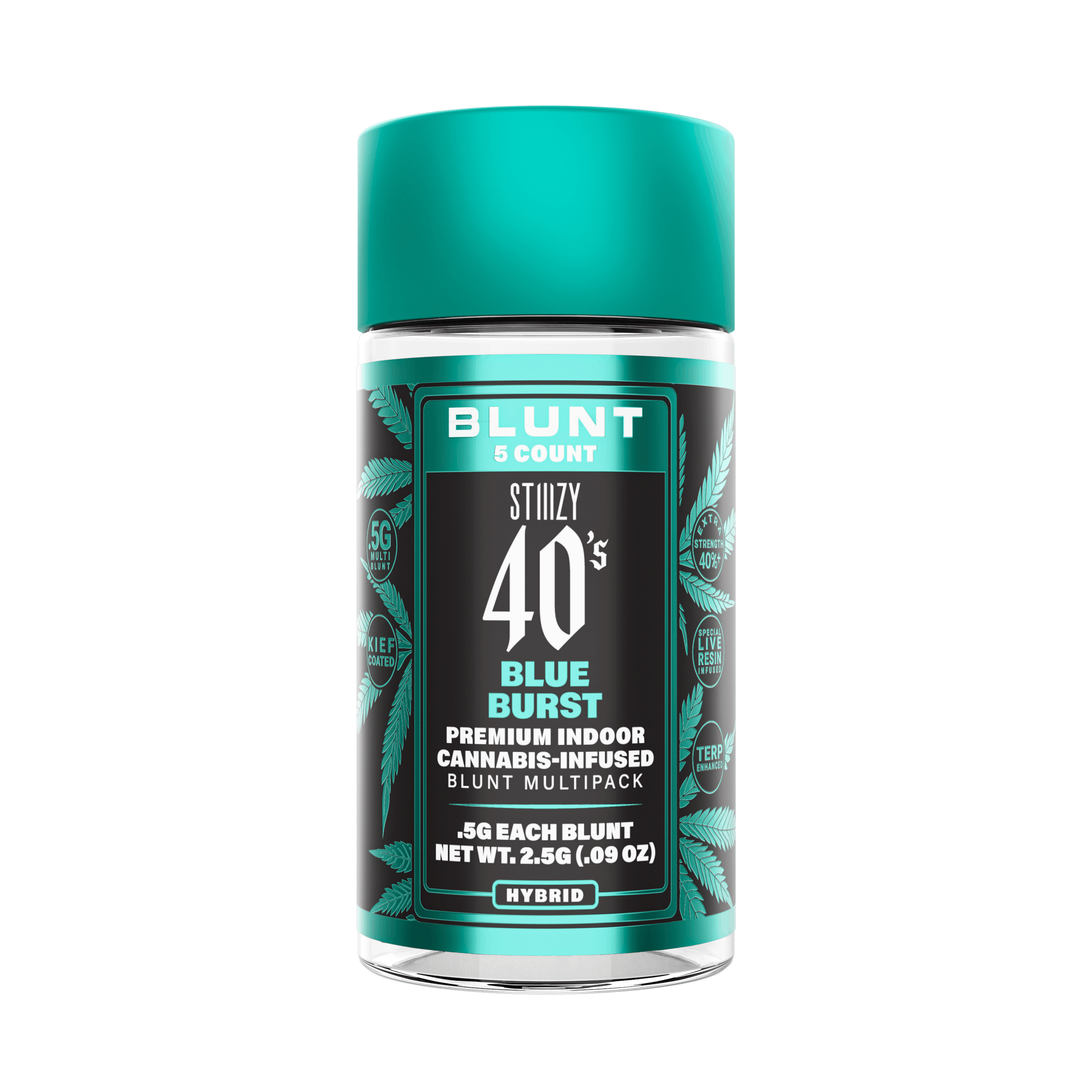 Blue Burst - 40's Mini Blunts - STIIIZY - 2.5g (5-Pack) - $35.99 - Infused Pre-Rolls