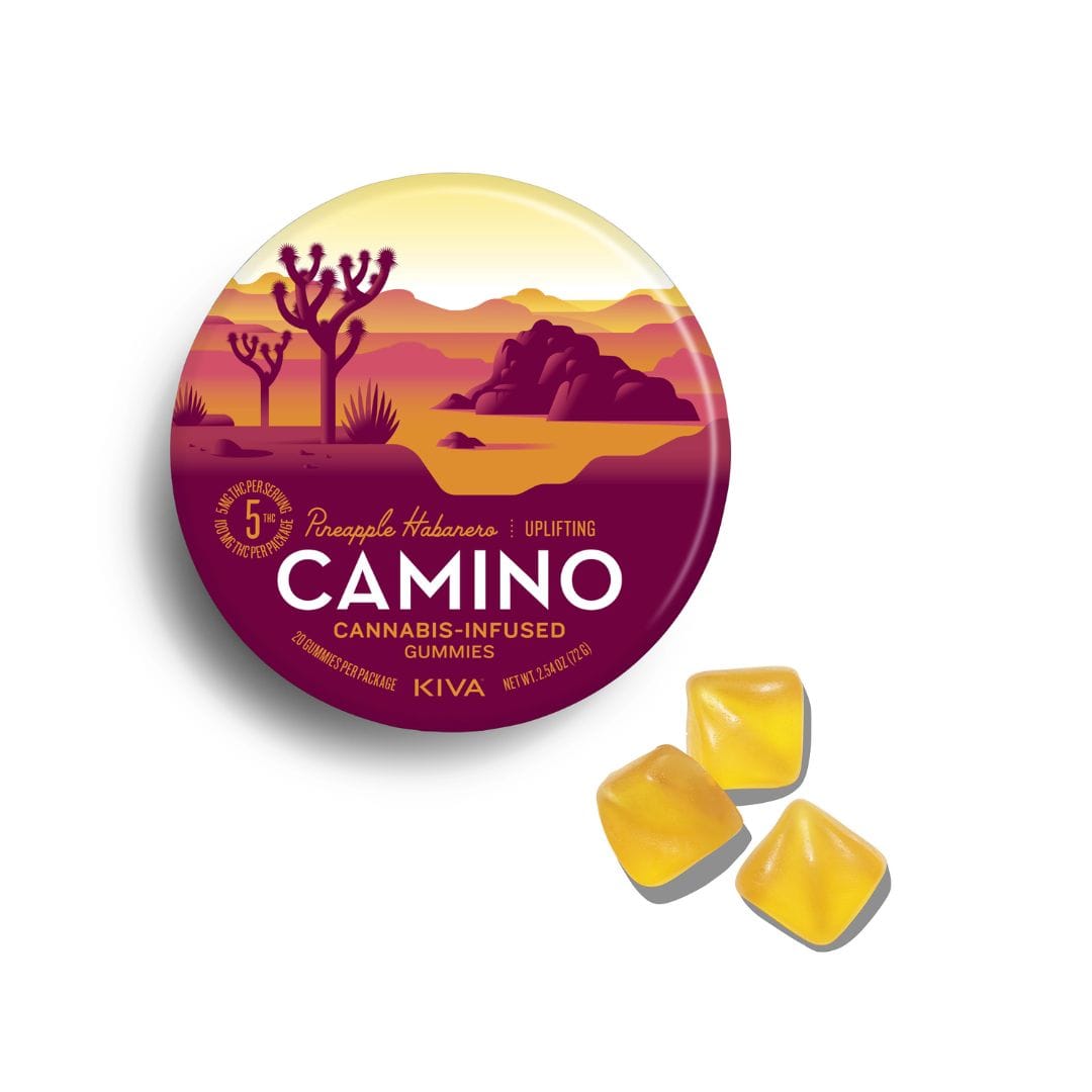 Camino Uplifting Pineapple Habanero Gummies 100mg - Camino - 20 Pack Sativa Gummies - $21 - Gummies