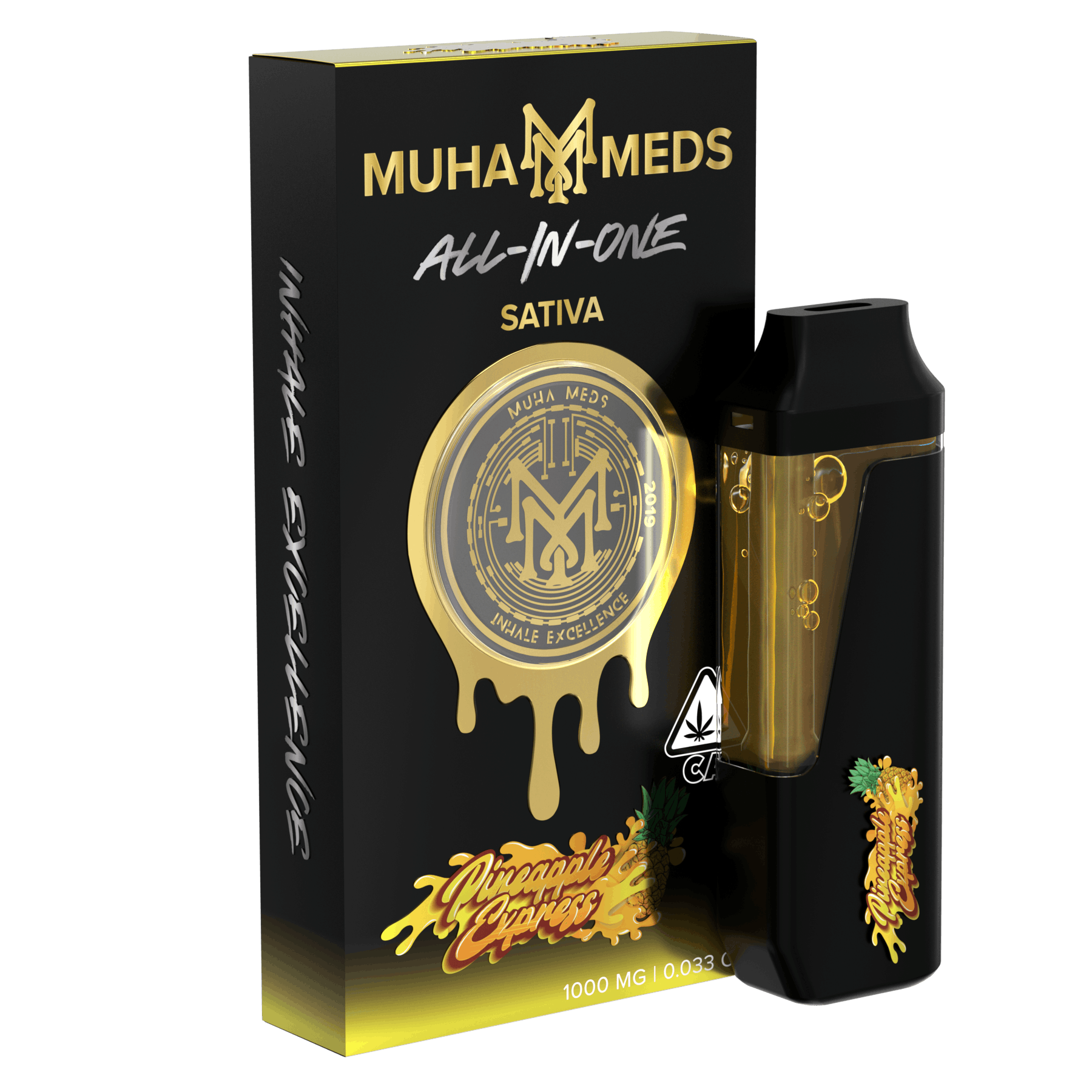 PINEAPPLE EXPRESS 1G AIO - MUHA MEDS -  - $21.75 - Vape