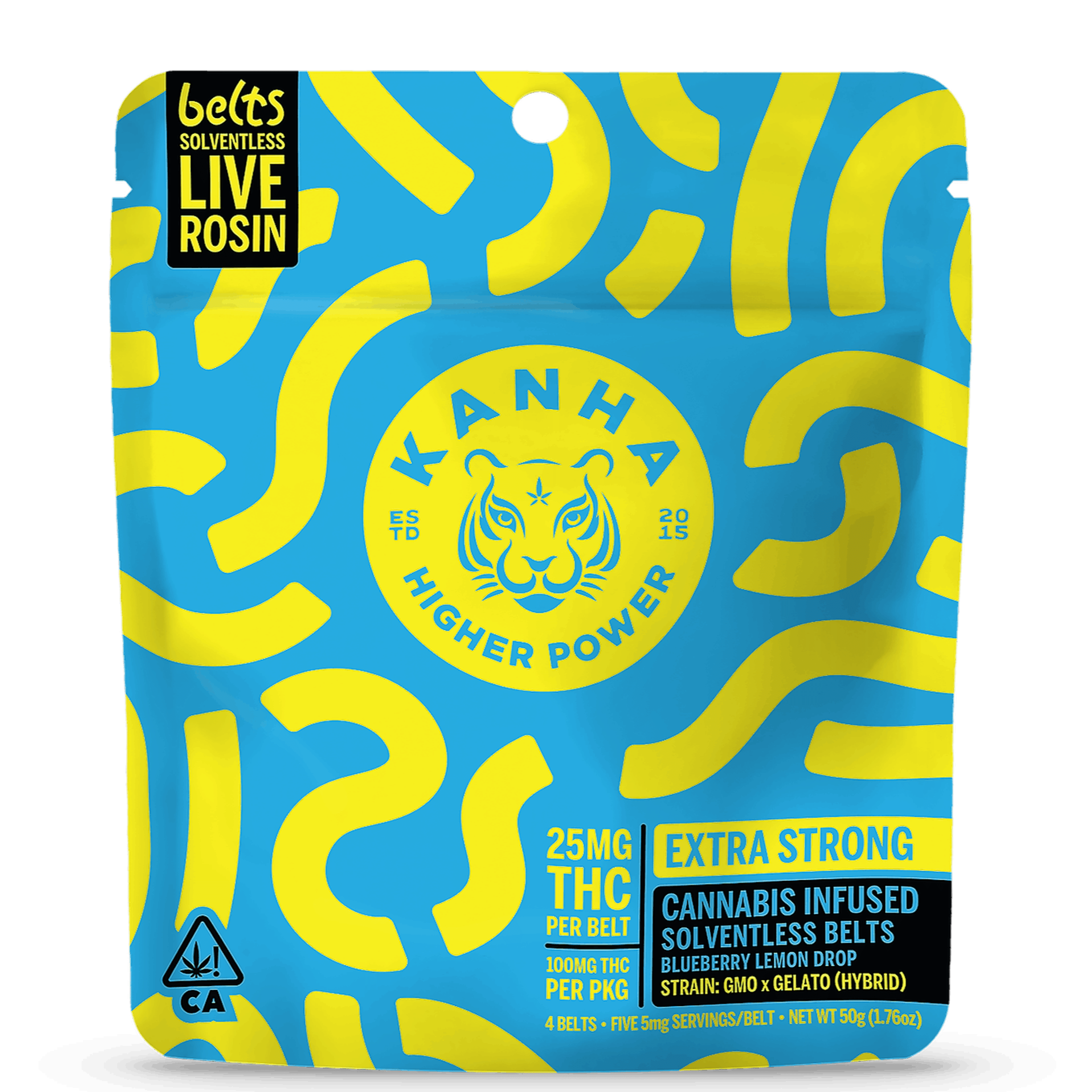 NANO Blueberry Lemon Drop - Solventless Rosin Belts - Kanha - 4 Belts - $22.99 - Edibles