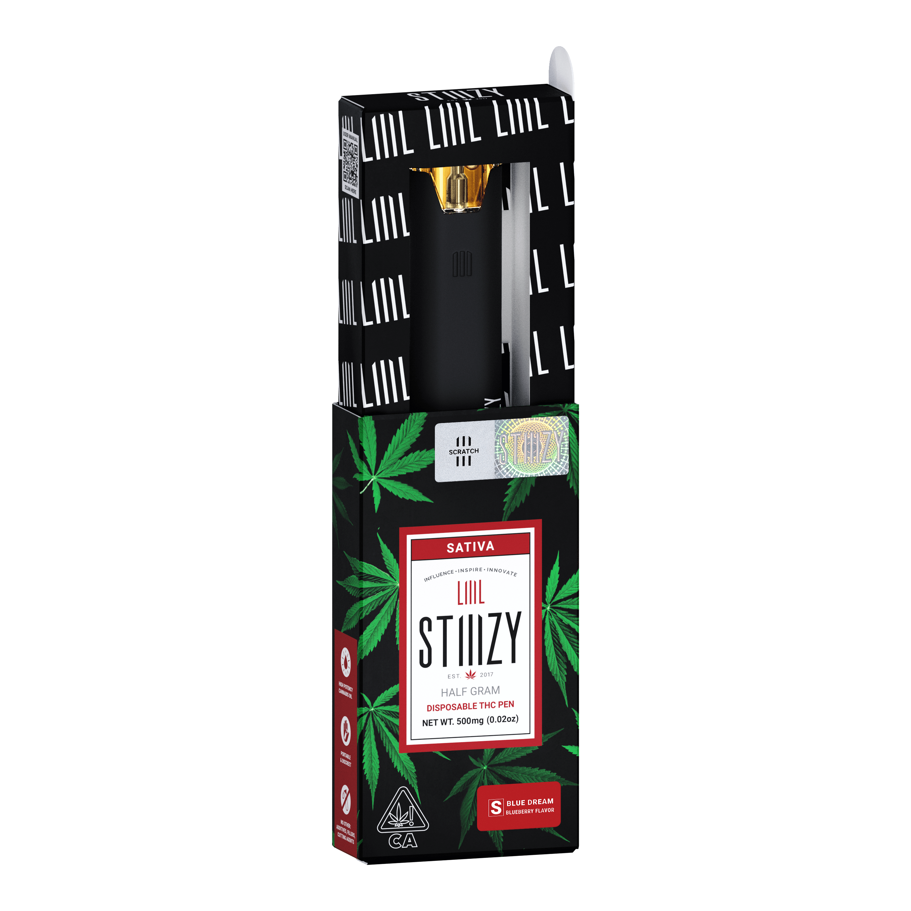 Blue Dream - LIIIL - STIIIZY - Half Gram - $12.99 - Disposable Vape (All-In-One, Battery Built-In)