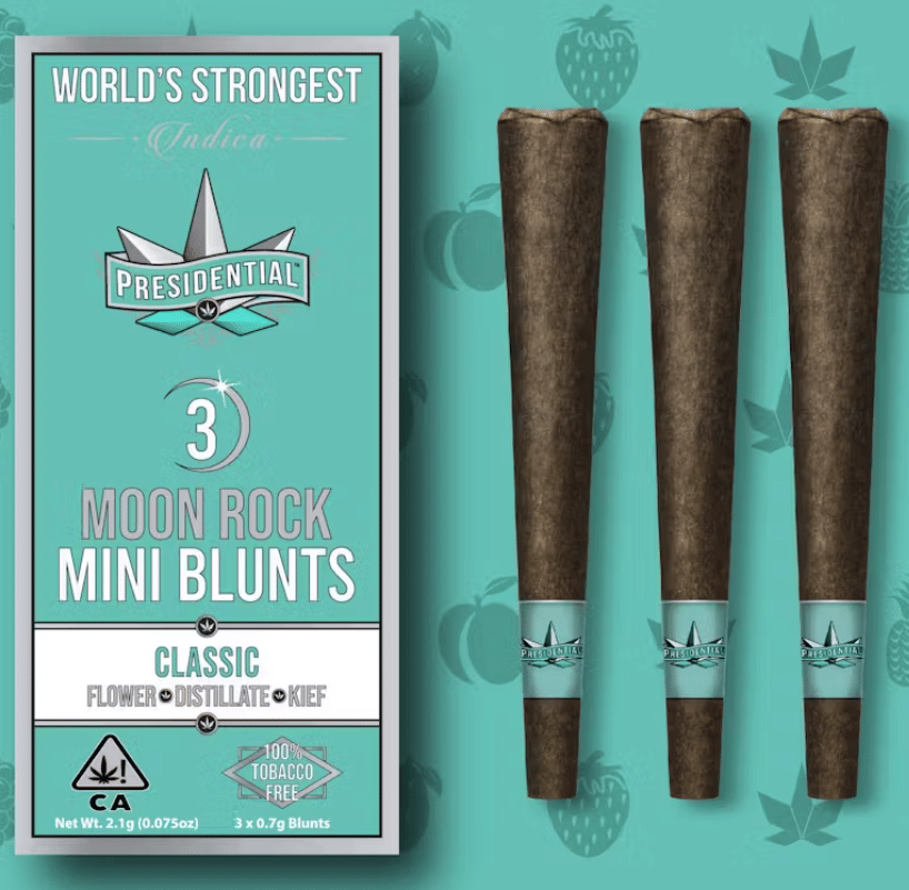 Classic Moonrock Mini Blunt 3pk - Presidential -  - $20.62 - Pre-Rolls