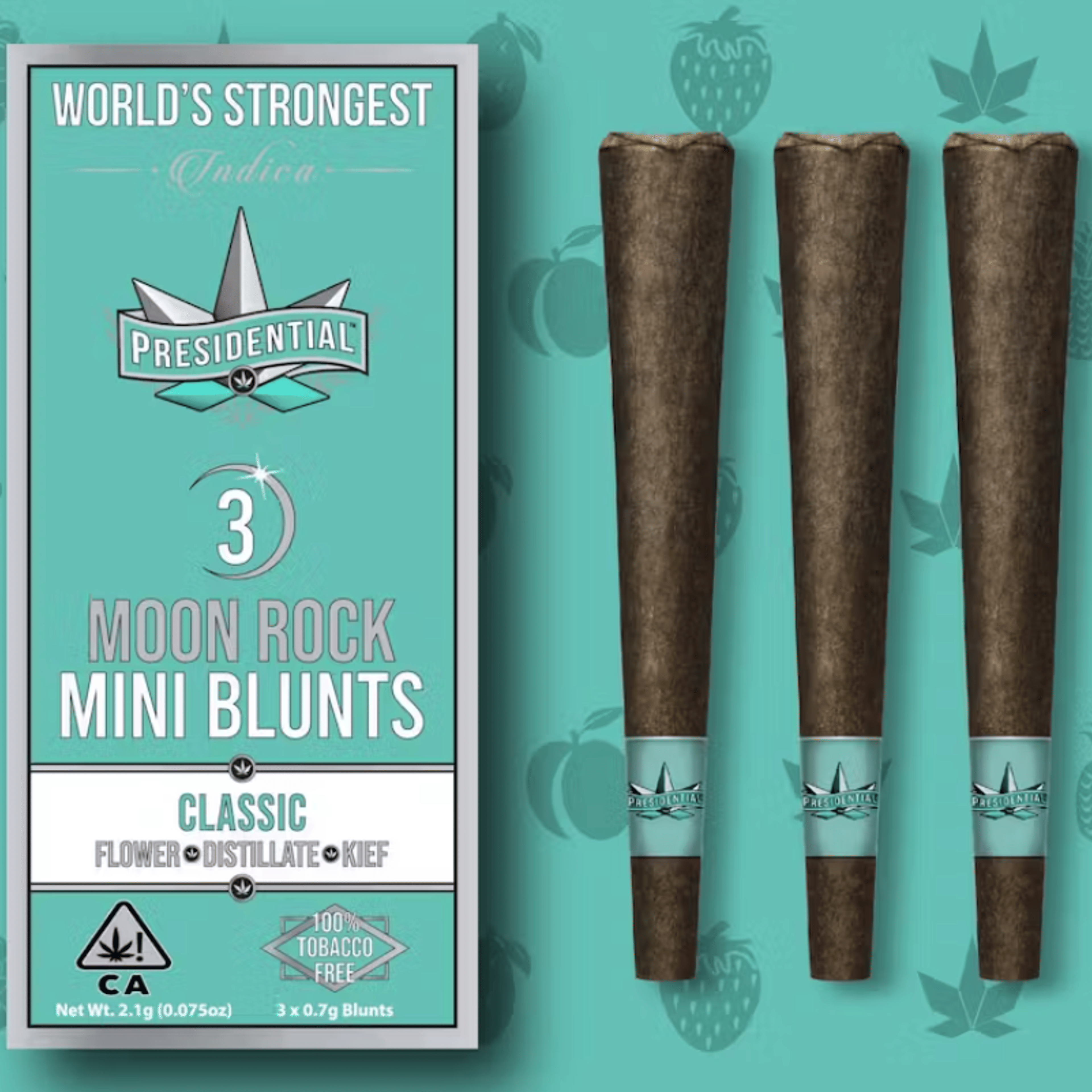 Classic Moonrock Mini Blunt 3pk - Presidential - - $20.62 - Pre-Rolls