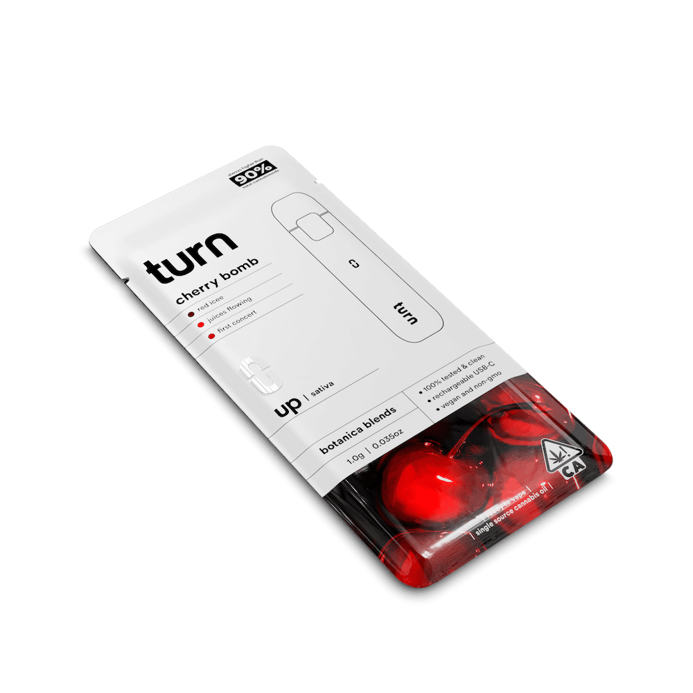 Turn Up Botanica Blends AIO | 1g - Cherry Bomb - Sativa - Turn -  - $27 - All-In-Ones
