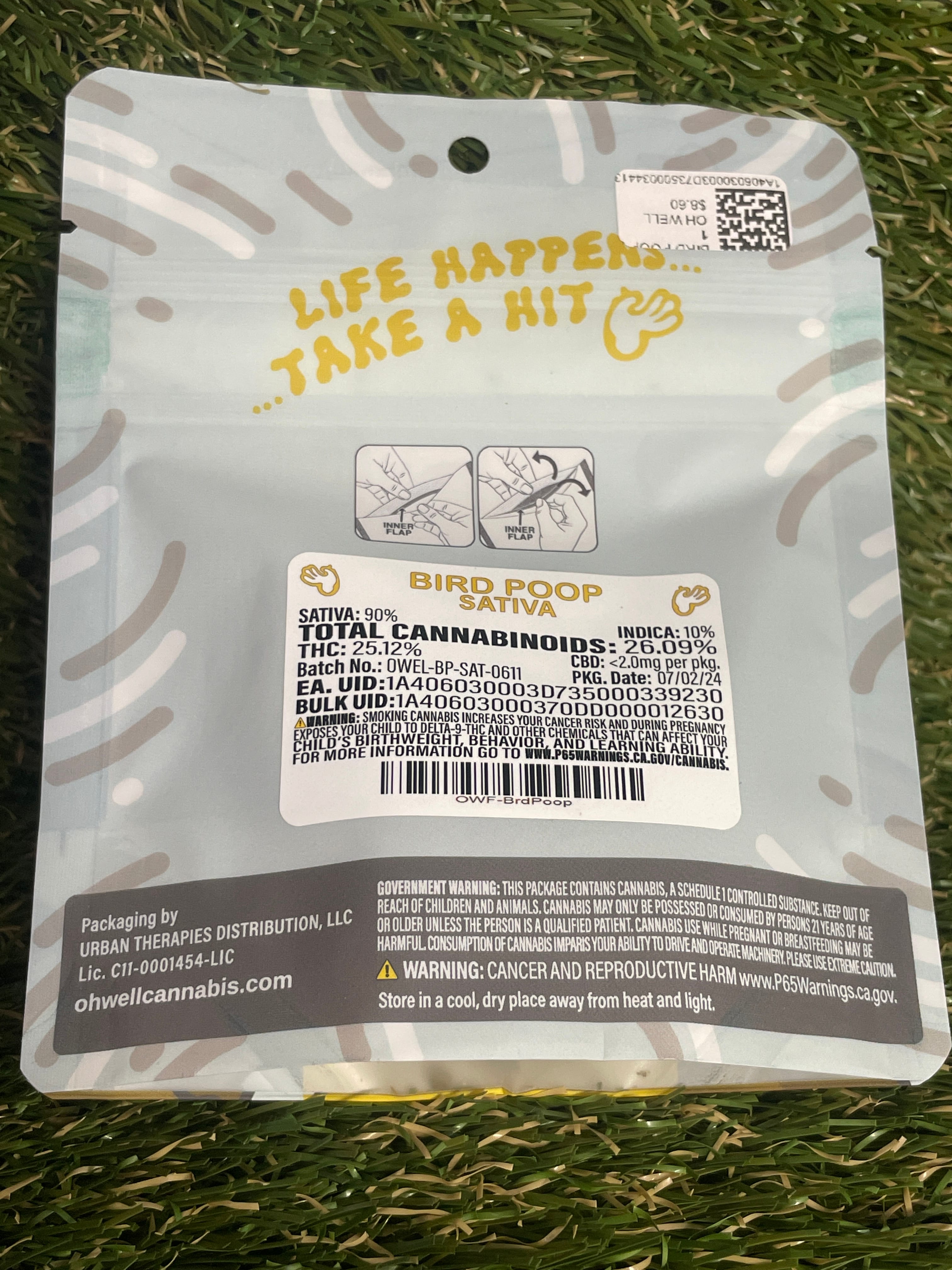 BIRD POOP 3.5G - OH WELL -  - $8.60 - Flower