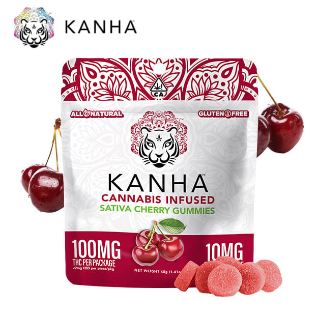 KANHA - Cherry Gummies - 100mg - Kanha -  - $12.99 - Edibles