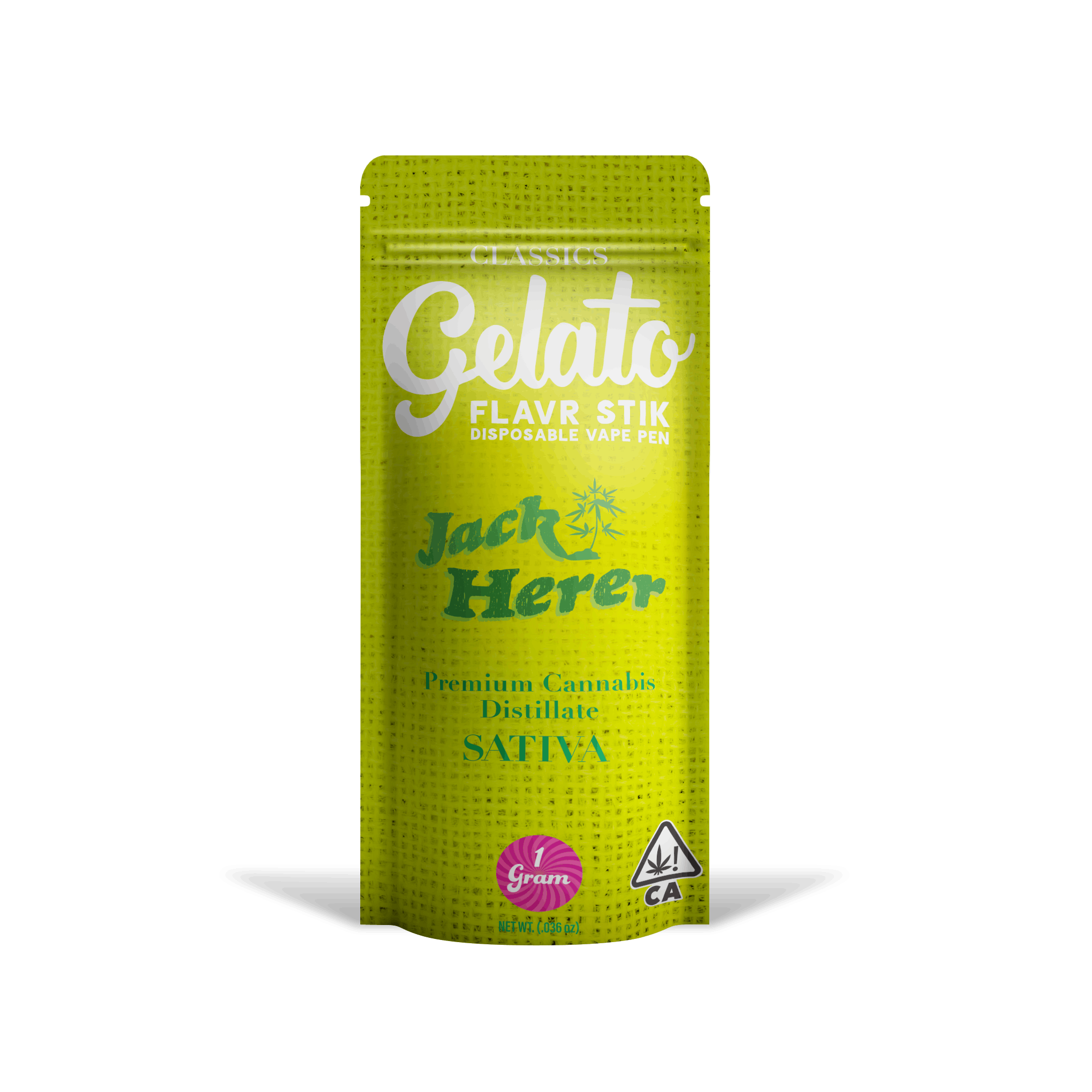 Jack Herer Flavr Stick - gelato -  - $30 - Concentrates