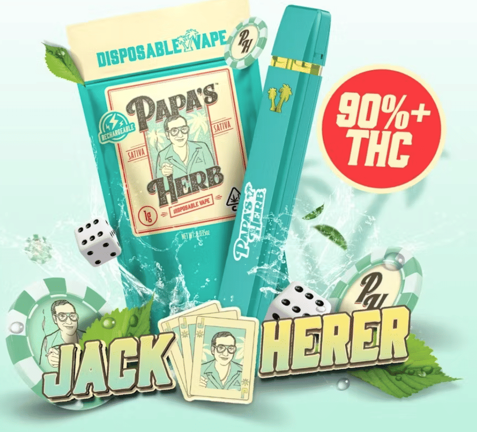 Jack Herer 1G All-in-One - Papa's Herb -  - $18.97 - Cartridges
