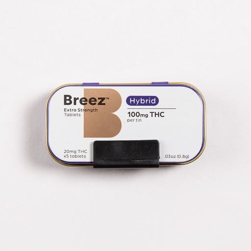 Extra Strength Tablet Hybrid Tin Single Unit 1000 MG THC - Breez -  - $68.75 - Edibles