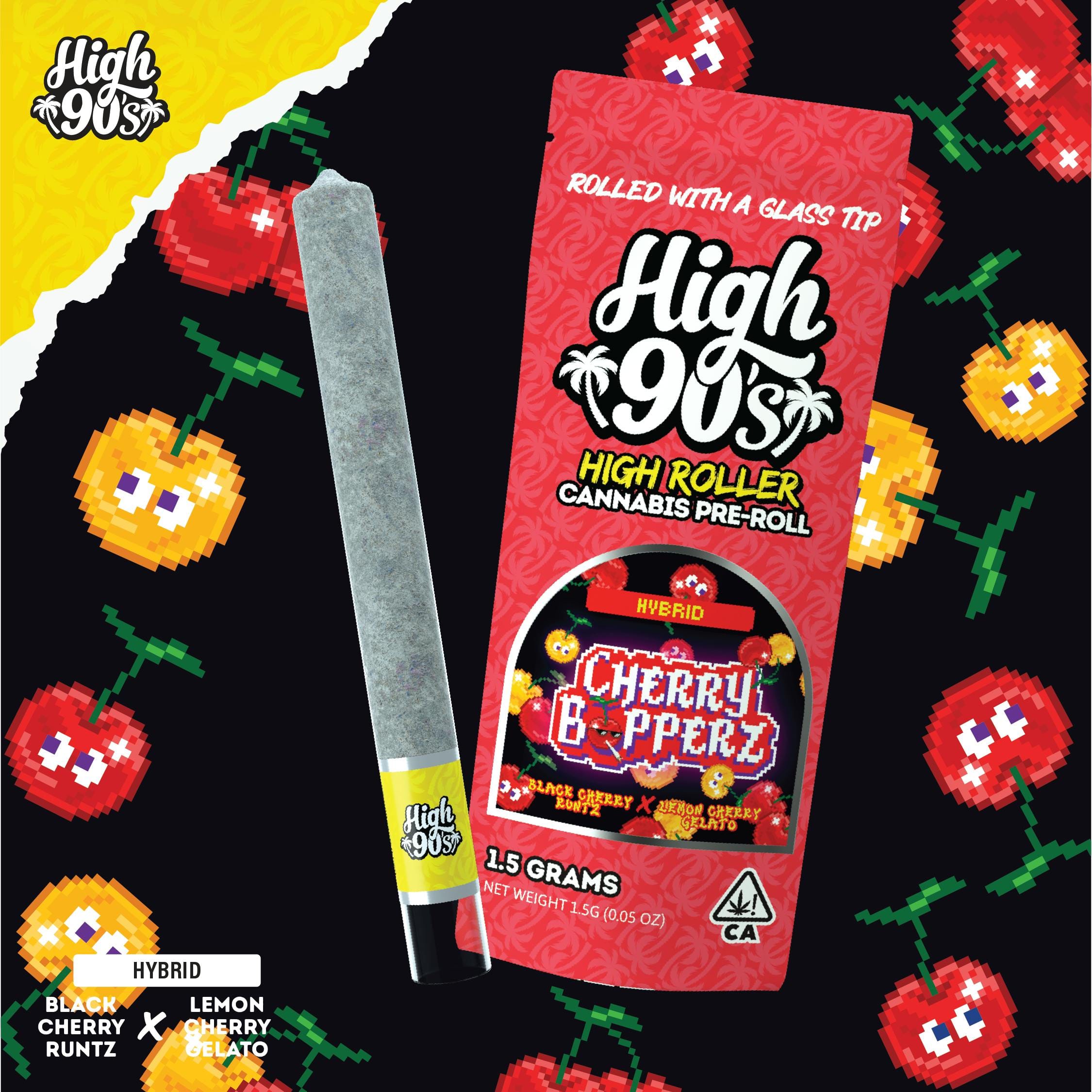 CHERRY BOPPERZ 1.5G - H90 -  - $10.75 - Pre-Roll Flower