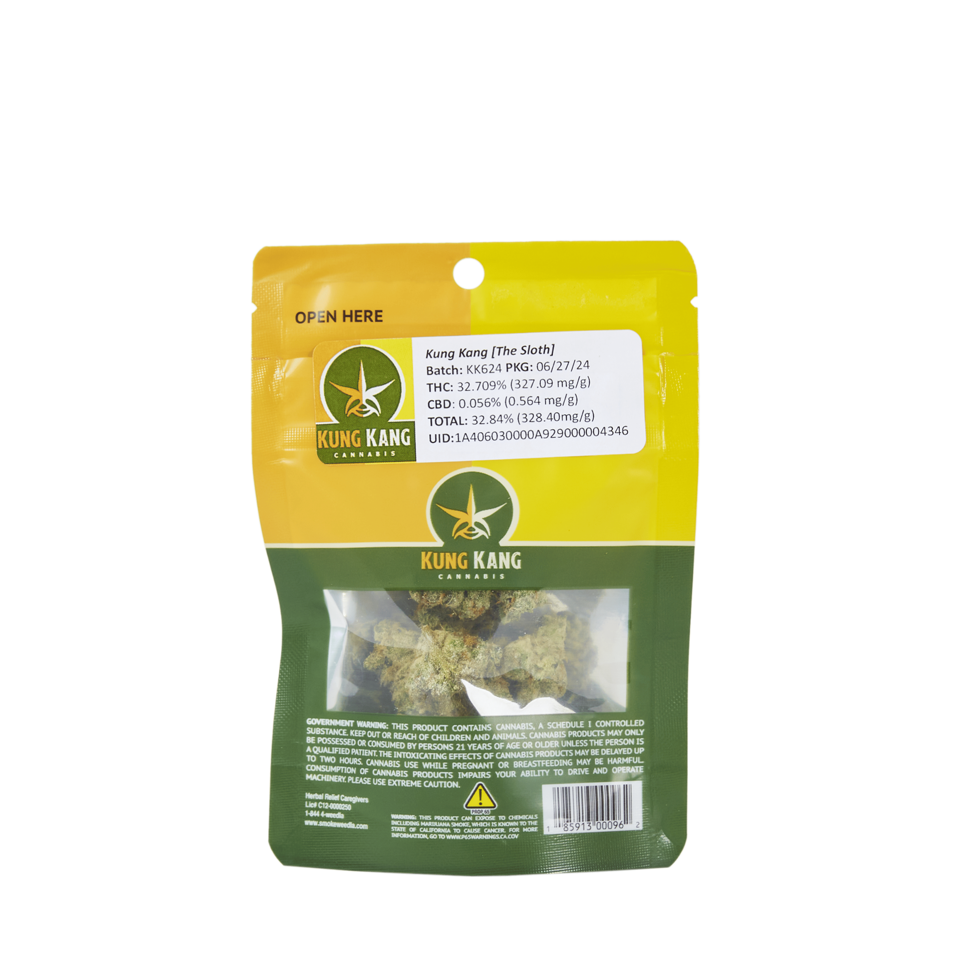 Kung Kang - The Sloth 3.5g - Kung Kang - Kung Kang - The Sloth 3.5g - $60 - Flower