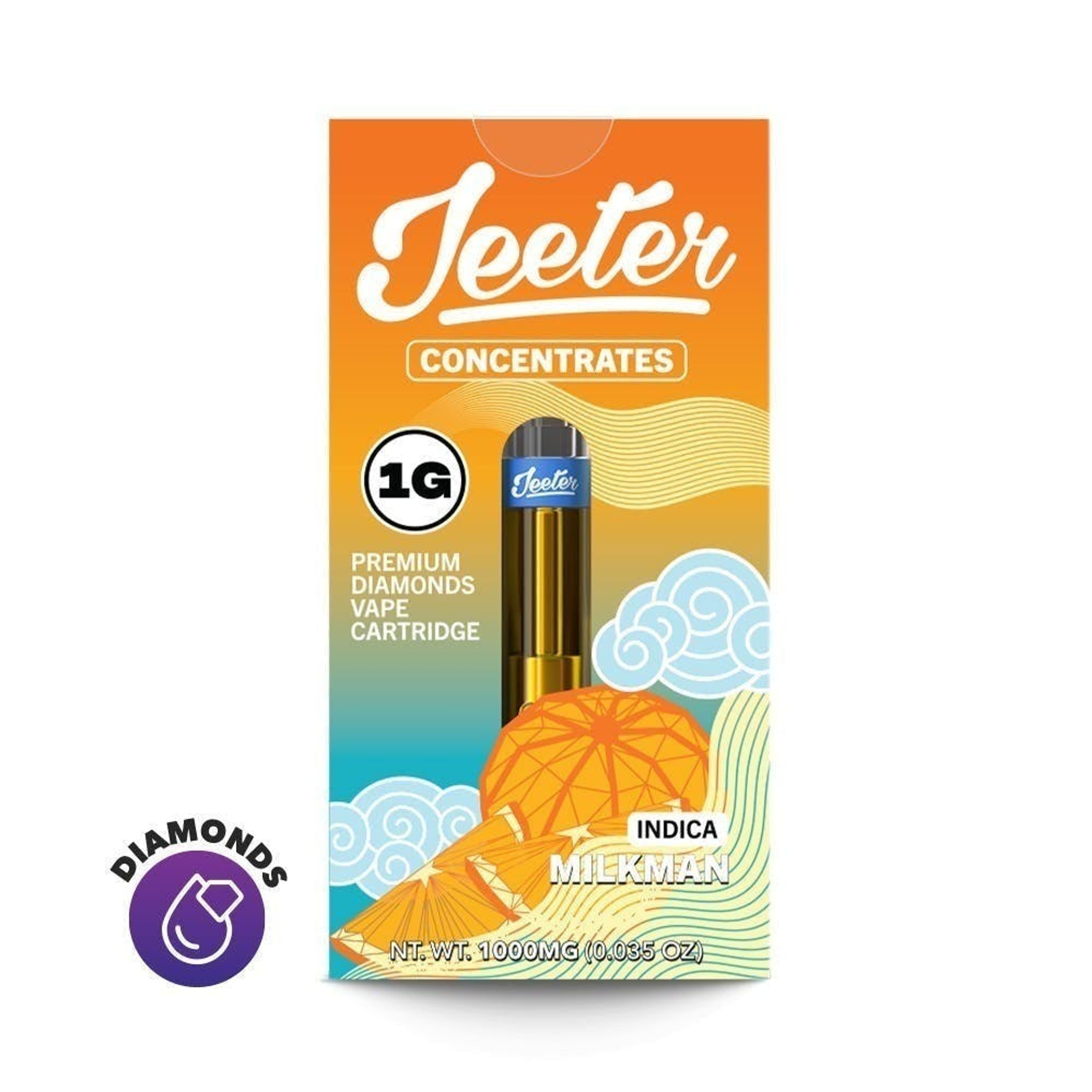 Milkman (I) | Diamonds Vape Cartridge - 1g - Jeeter - - $26 - Cartridges / Pods