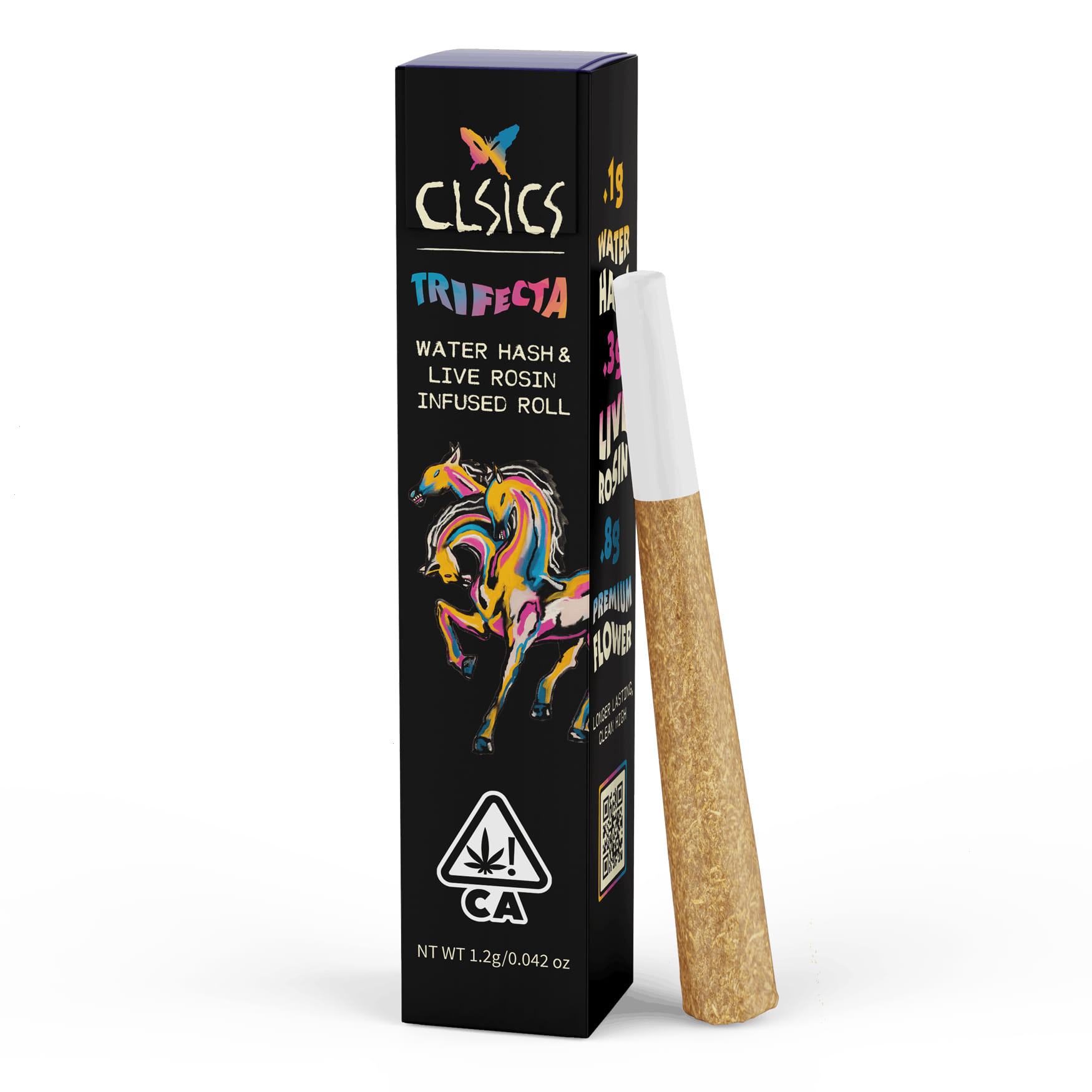 Clockwork Lemon (S) Trifecta 1.2G Hash Preroll - CLSICS - Clockwork Lemon (S) Trifecta - $16 - Prerolls