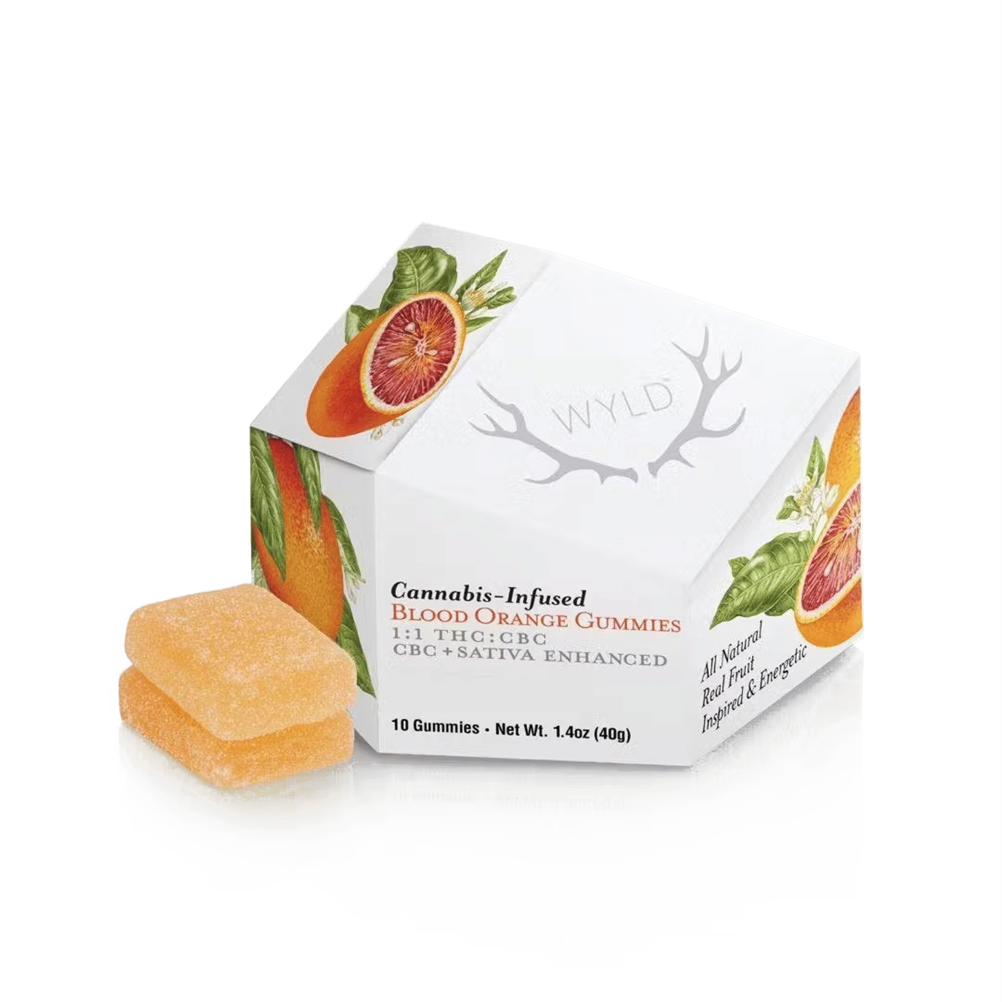 Blood Orange 1:1 CBC Gummies - WYLD -  - $20.99 - Edibles
