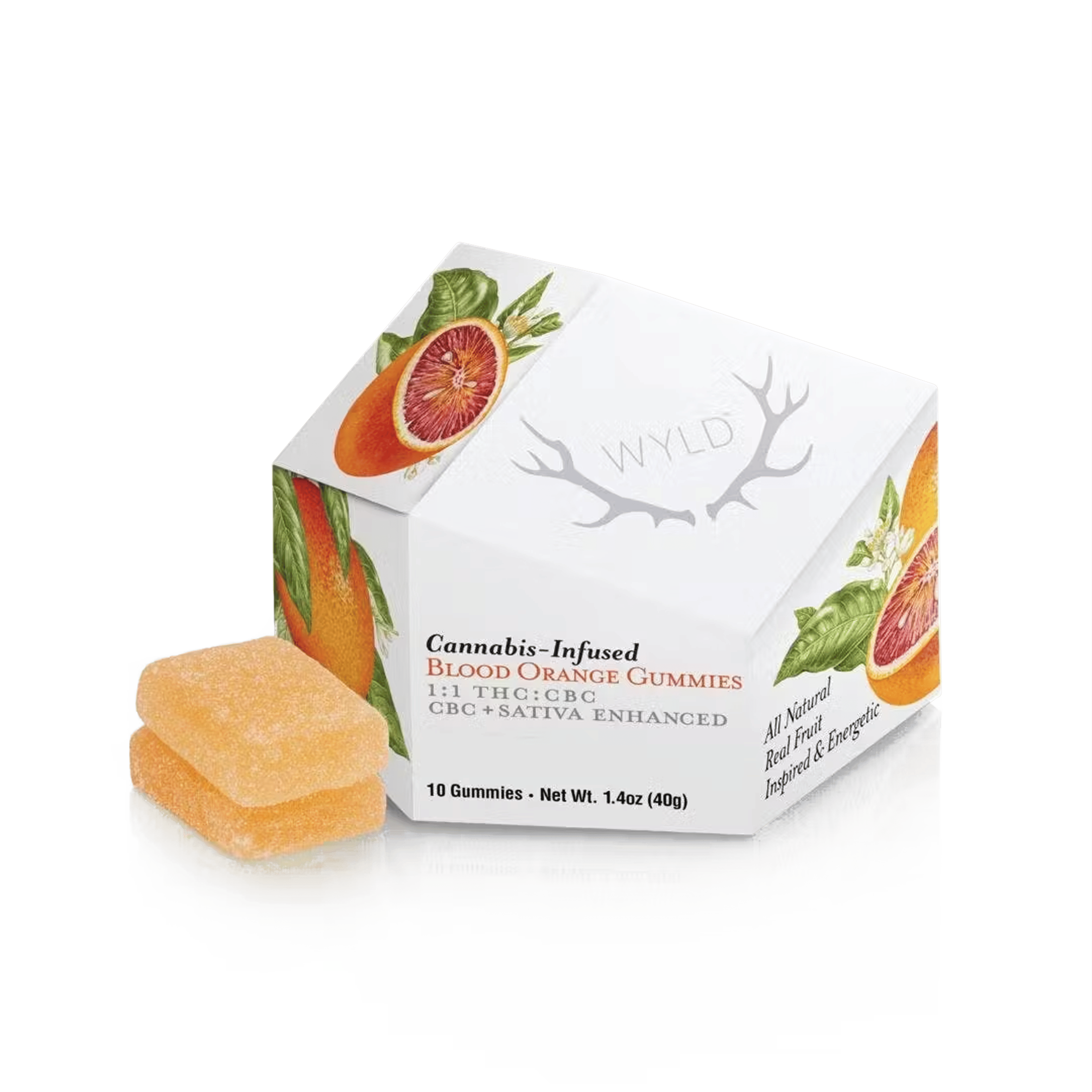 Blood Orange 1:1 CBC Gummies - WYLD - - $20.99 - Edibles