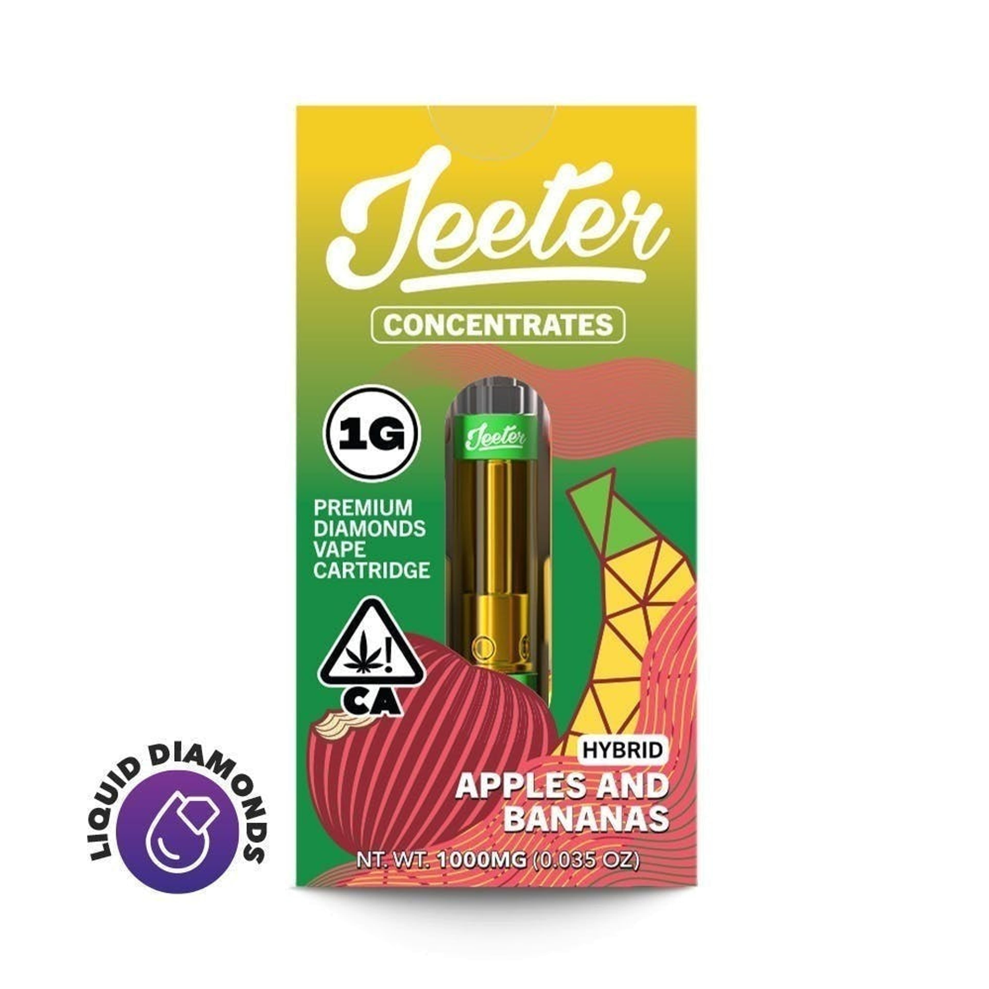 Apples & Bananas 1g Diamonds Cart - Jeeter - null - $25 - Vape Cart