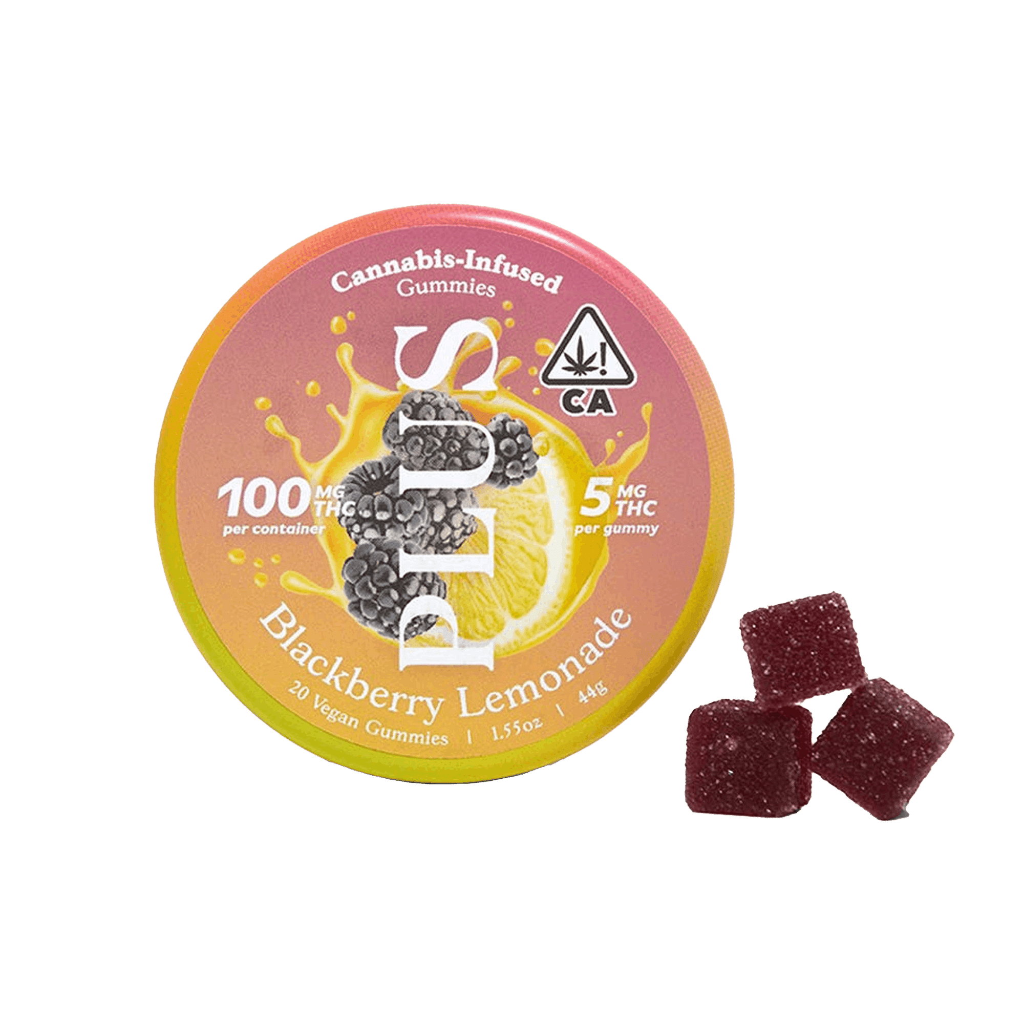 Classic Rosin - Blackberry Lemonade Gummies - PLUS™️ Products - 20 Gummies - $19 - Edibles