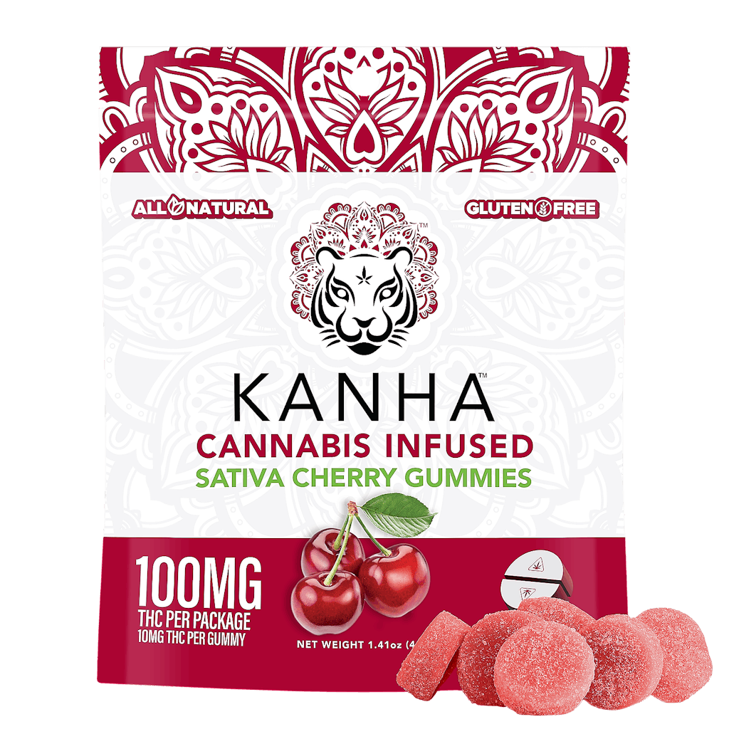 Cherry Gummies - Kanha - 10 Gummies - $18.99 - Edibles